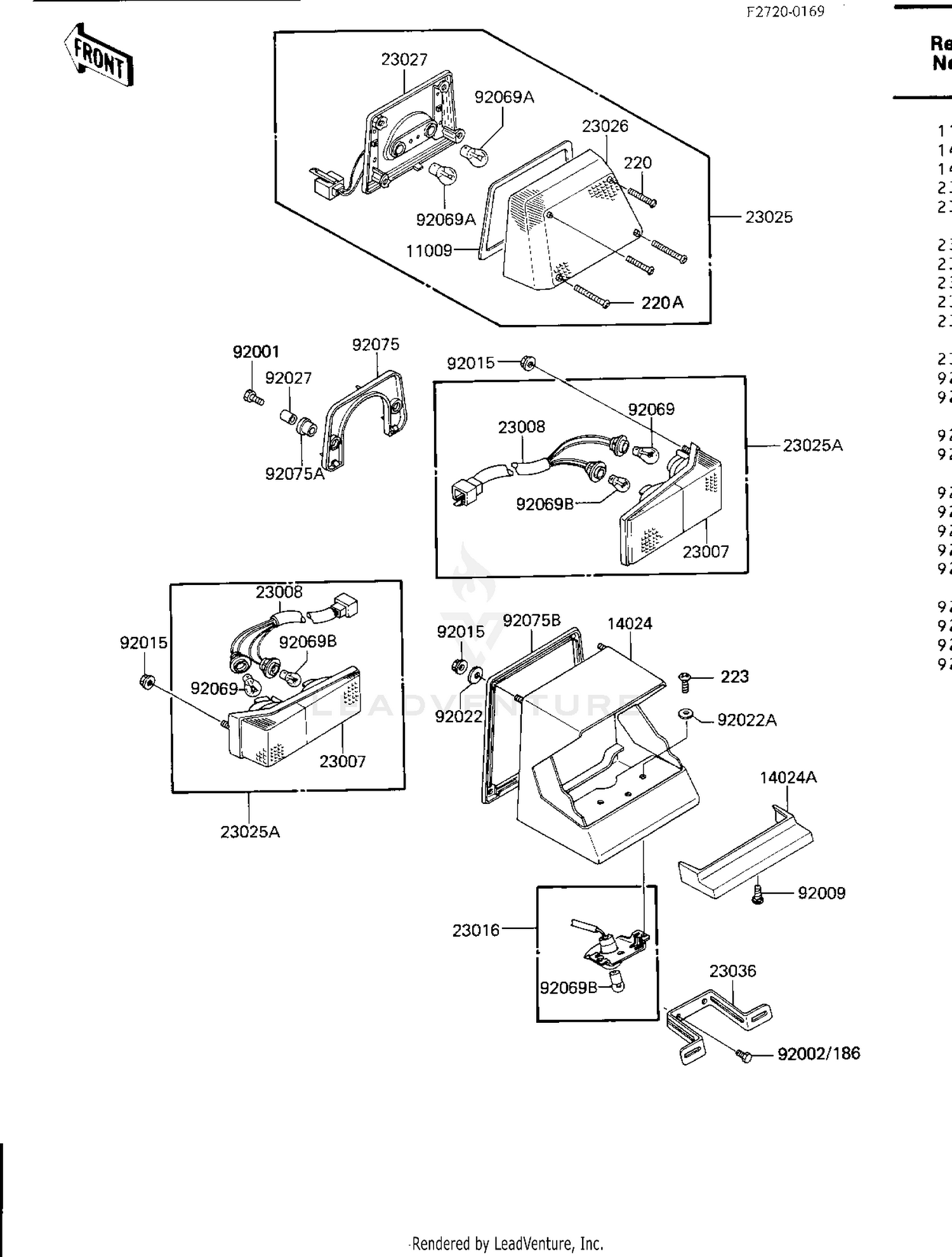 TAILLIGHT/REAR TURN SIGNALS