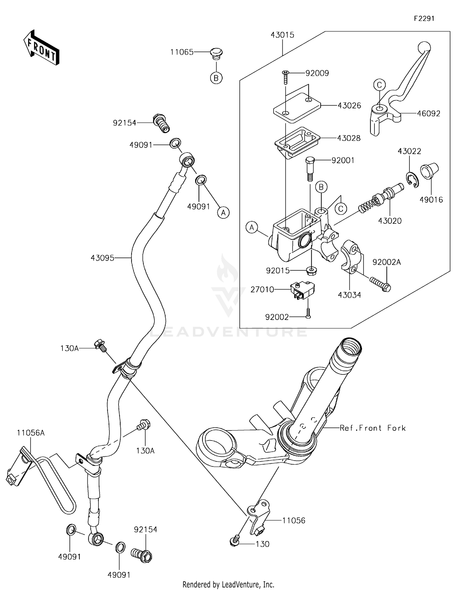 Front Master Cylinder