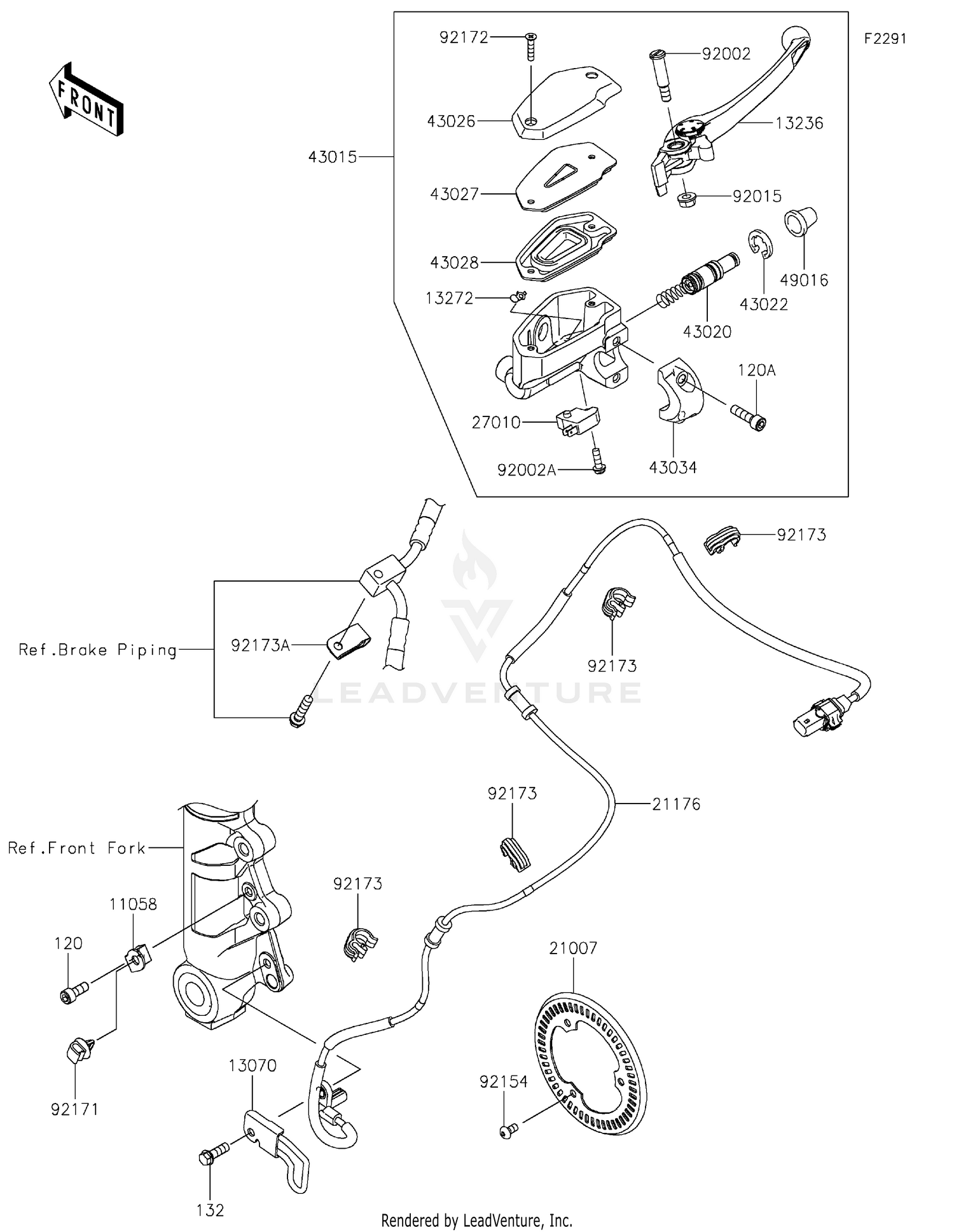 Front Master Cylinder