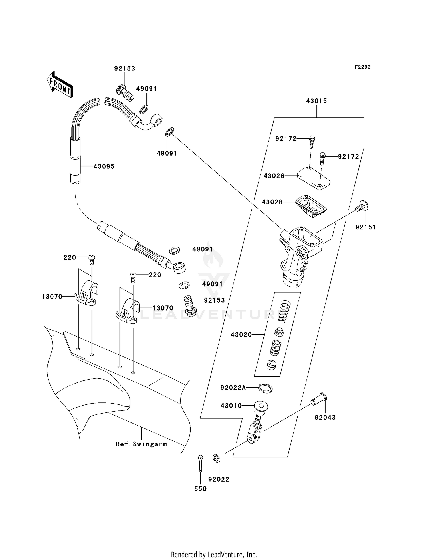 REAR MASTER CYLINDER