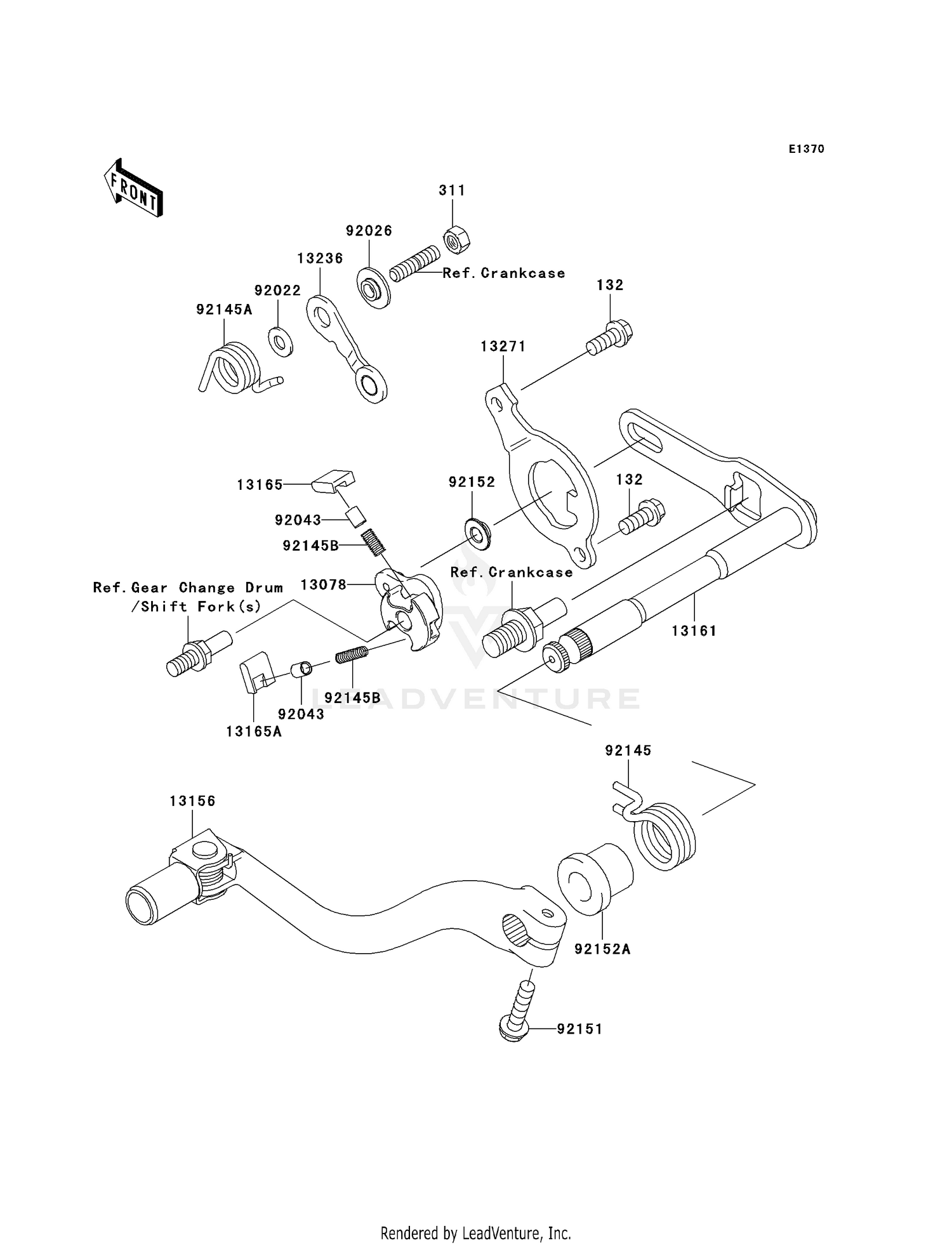 GEAR CHANGE MECHANISM