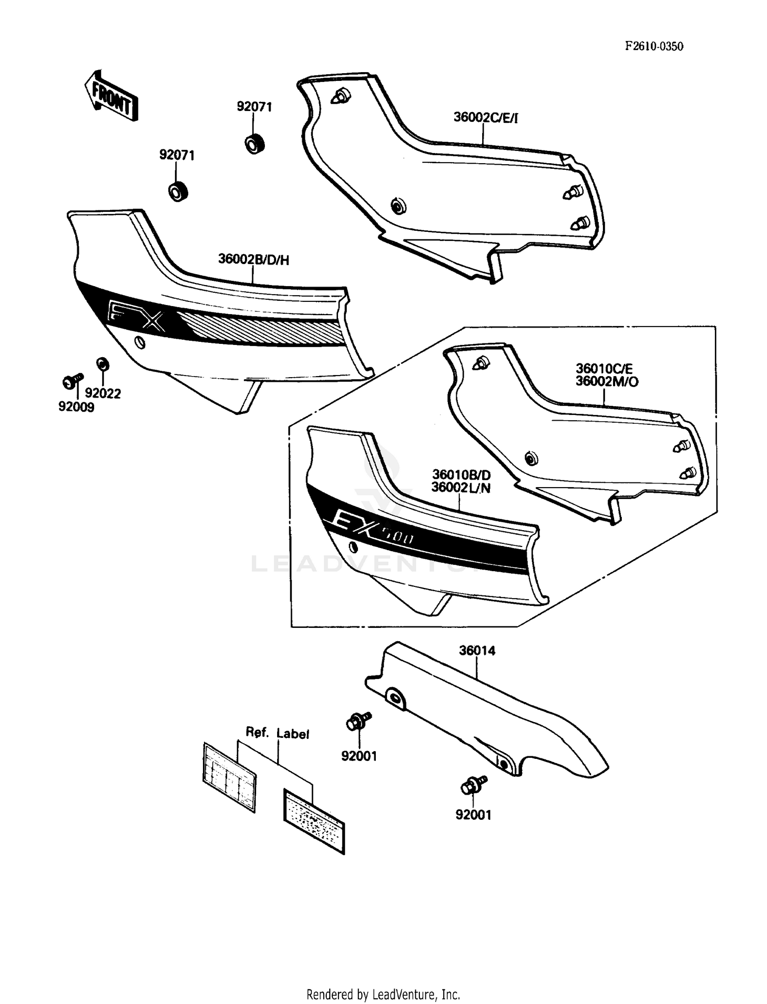 SIDE COVERS/CHAIN COVER