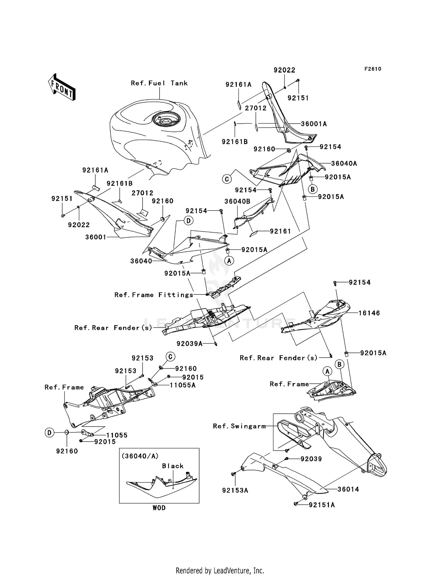 SIDE COVERS/CHAIN COVER