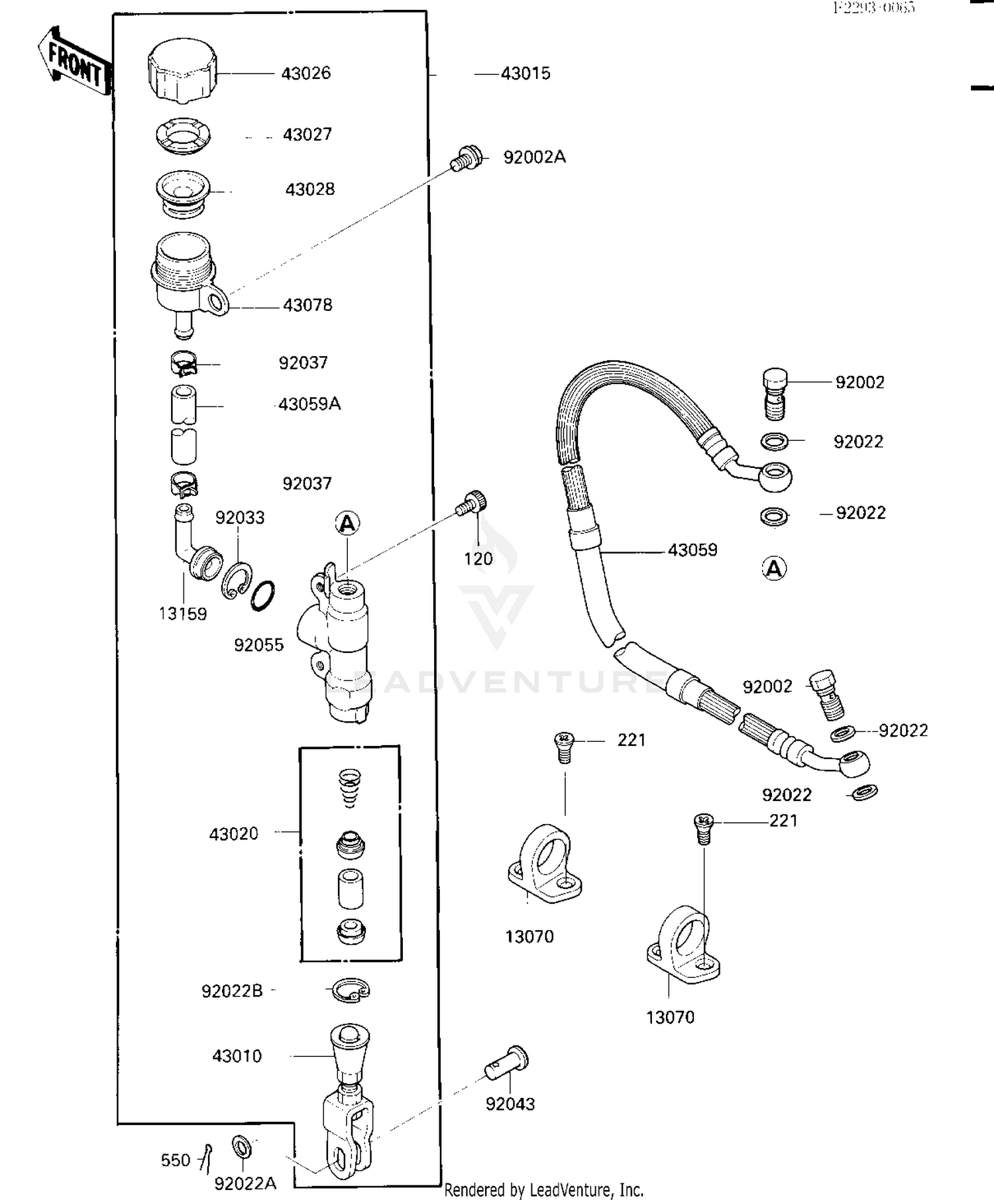 REAR MASTER CYLINDER