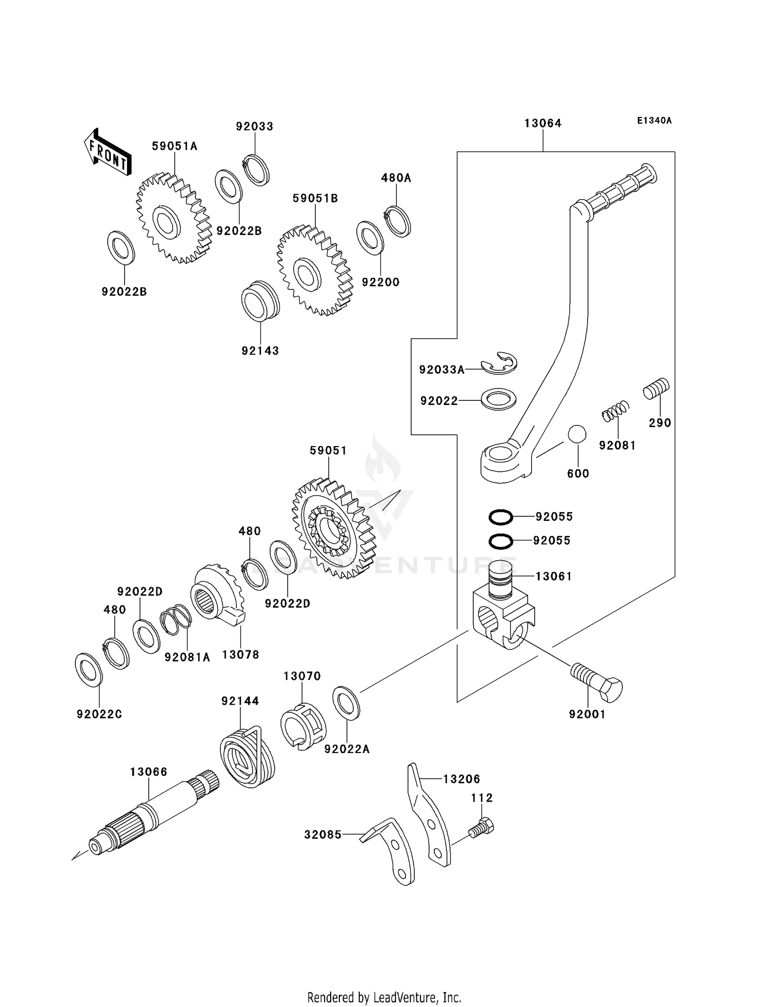 KICKSTARTER MECHANISM