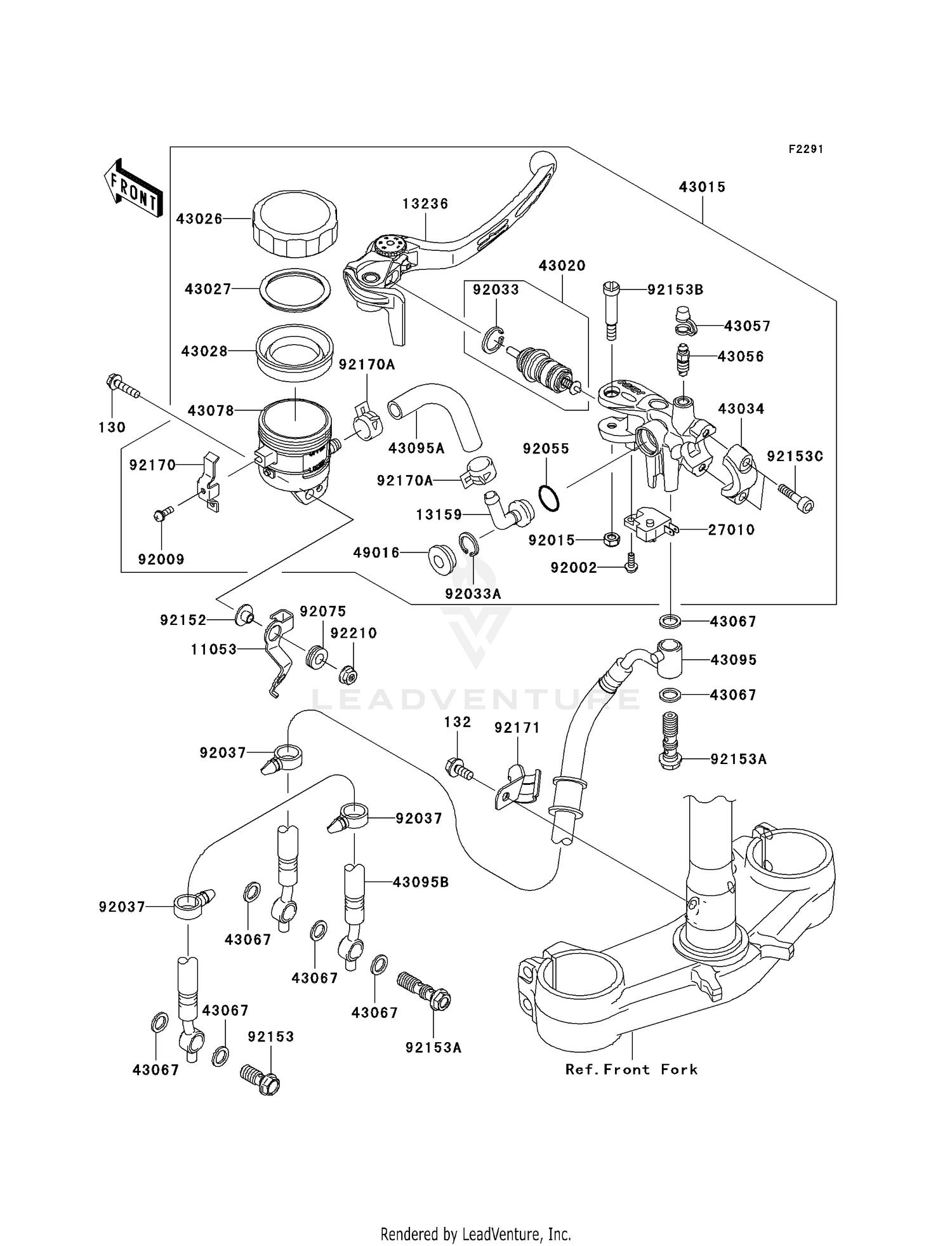 FRONT MASTER CYLINDER