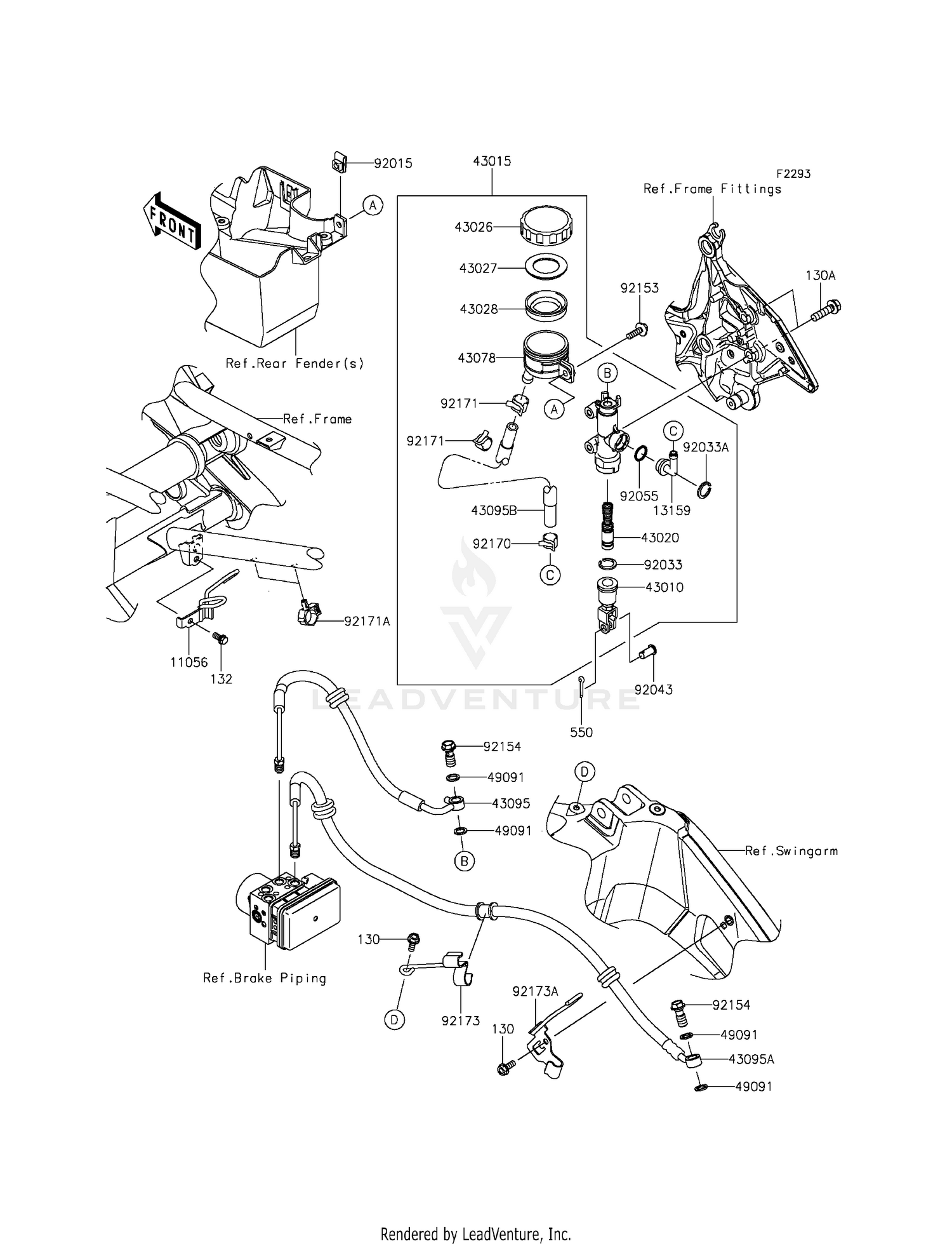 REAR MASTER CYLINDER