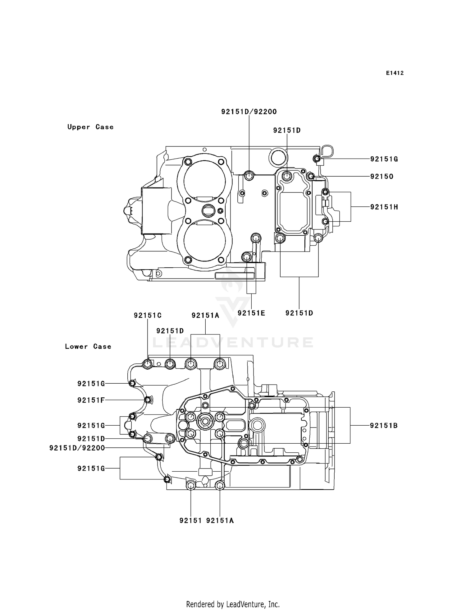 CRANKCASE BOLT PATTERN
