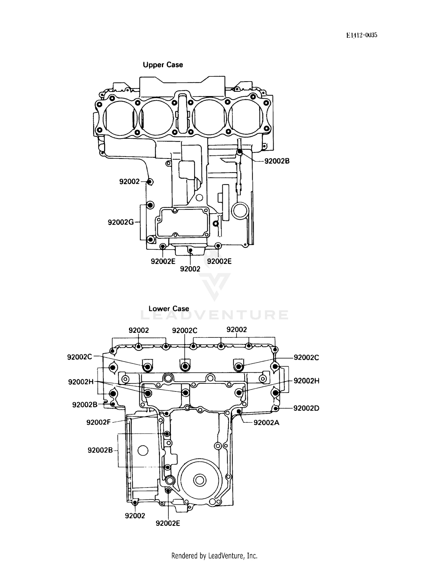 CRANKCASE BOLT PATTERN