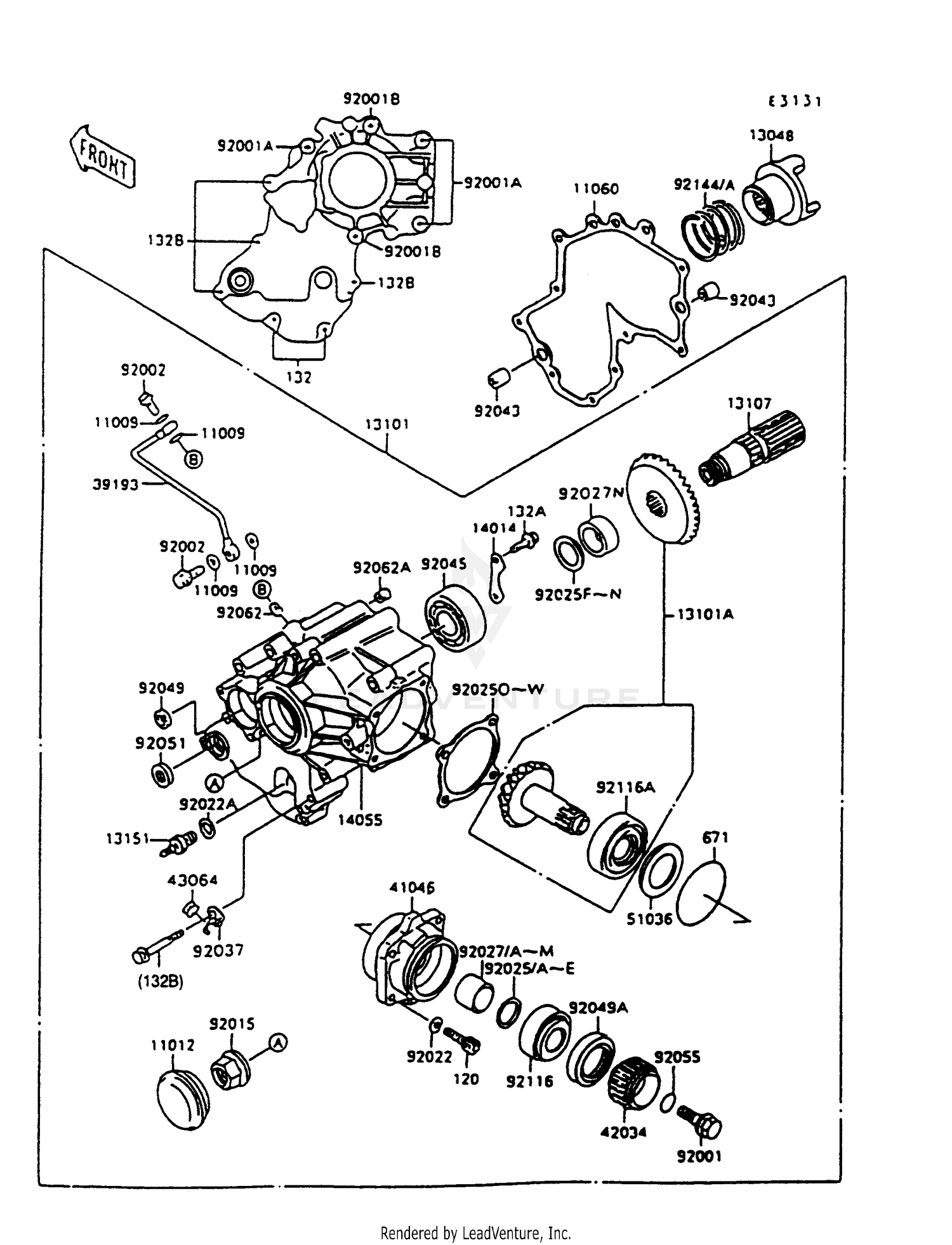 FRONT BEVEL GEAR