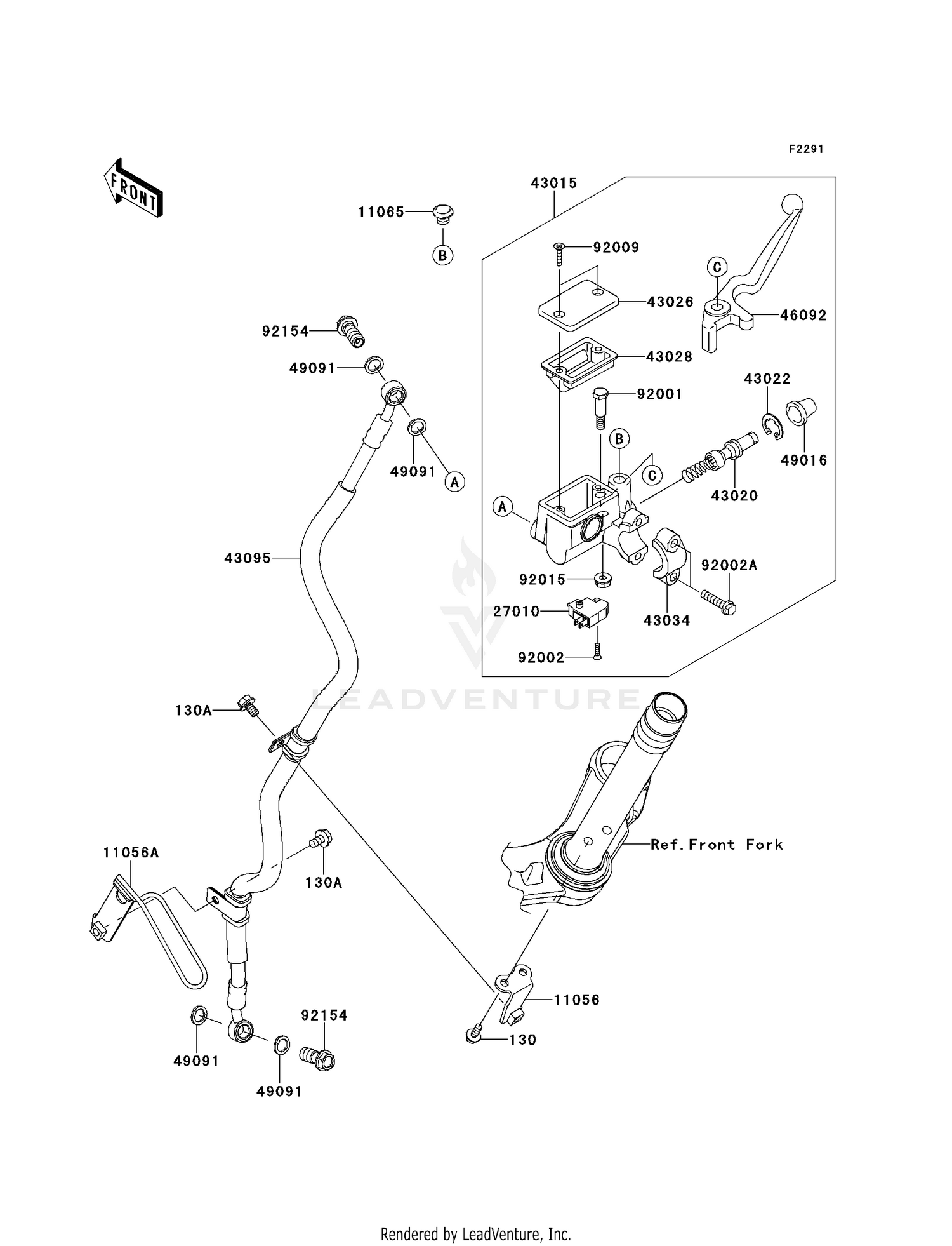 FRONT MASTER CYLINDER