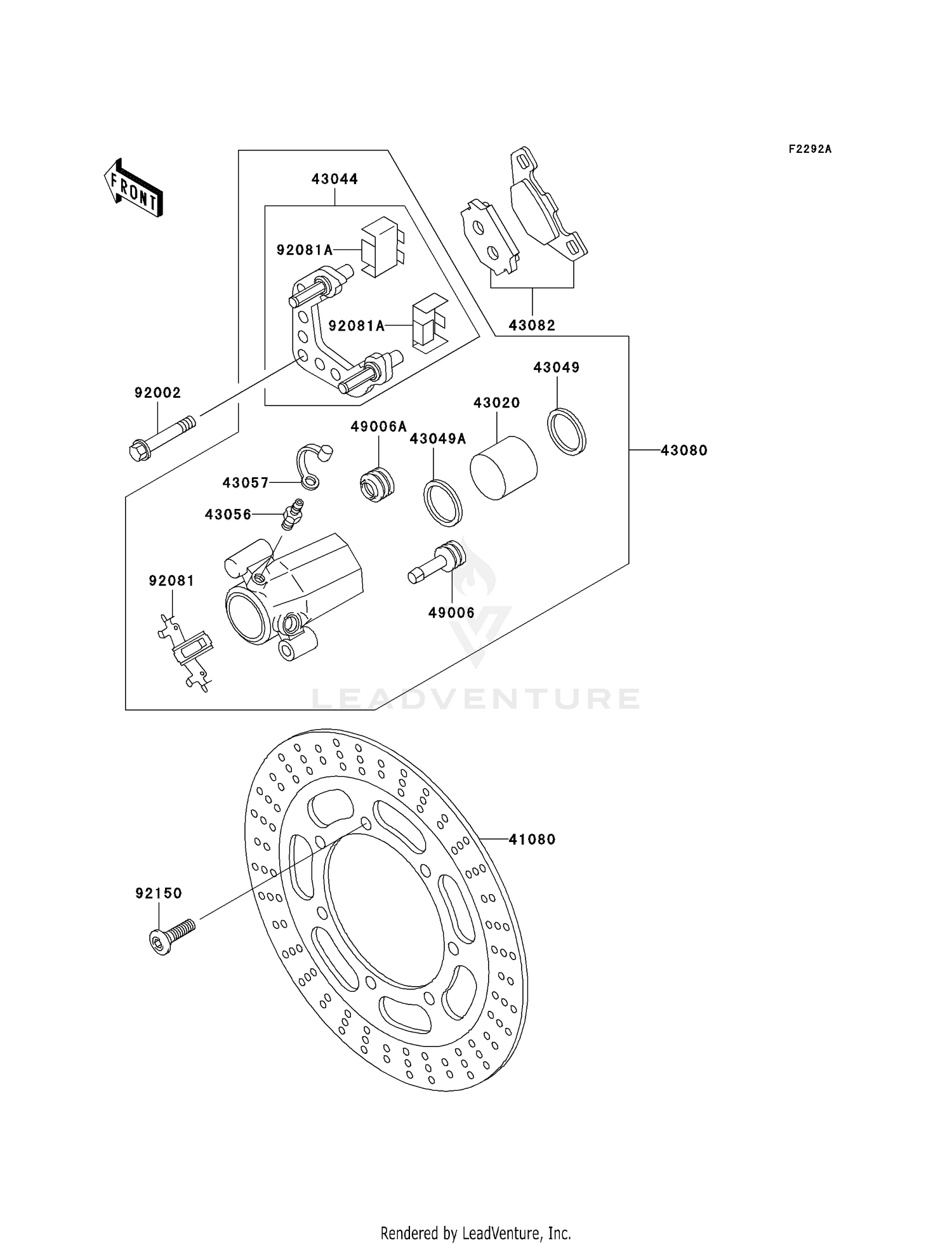 FRONT BRAKE (EN500-C9)
