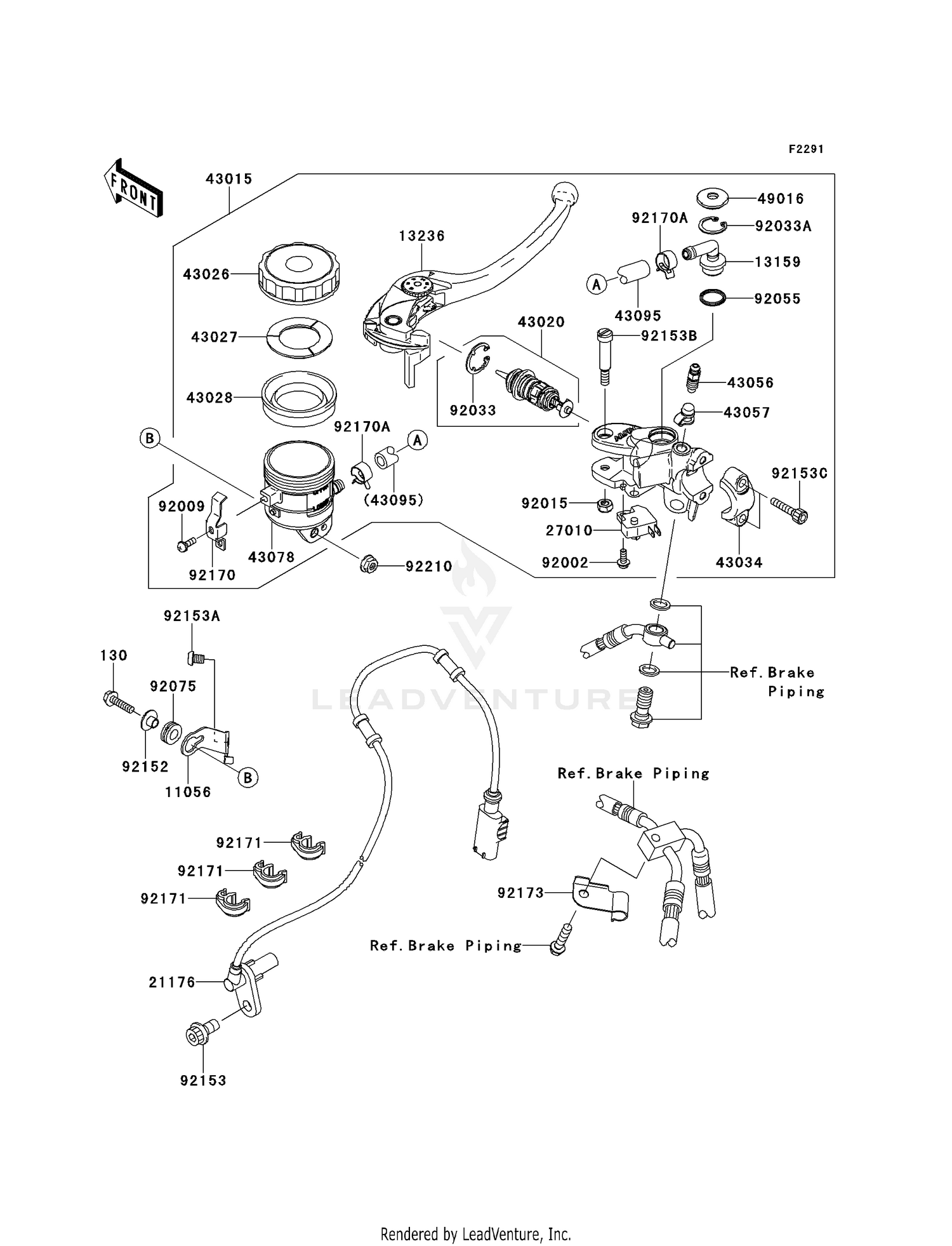 FRONT MASTER CYLINDER