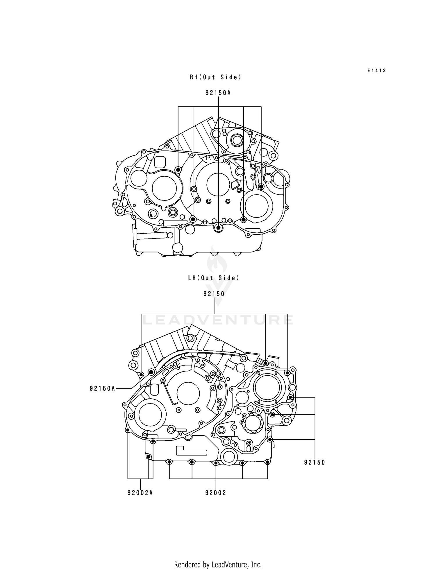 CRANKCASE BOLT PATTERN