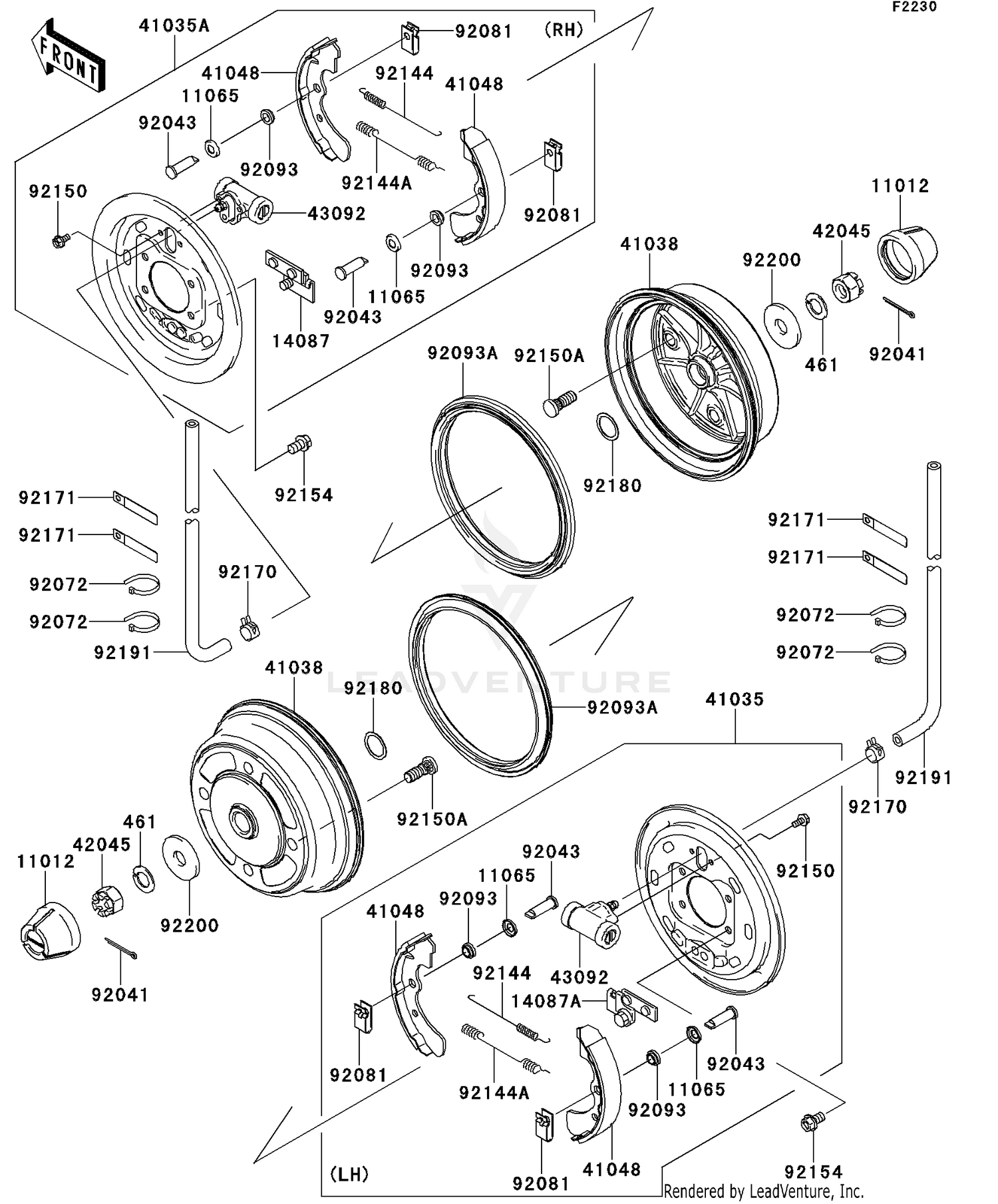 Front Hubs/Brakes