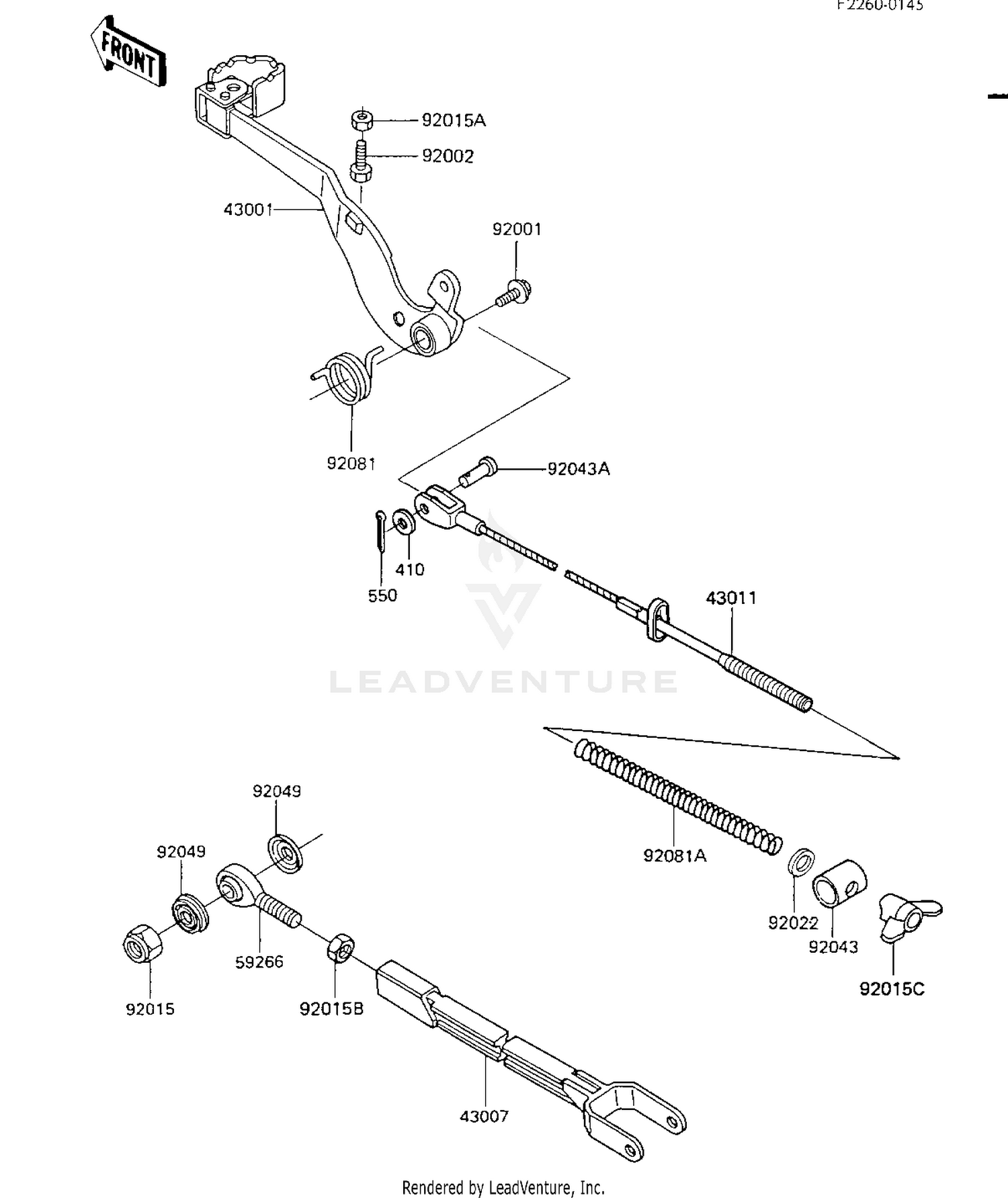 BRAKE PEDAL/TORQUE LINK