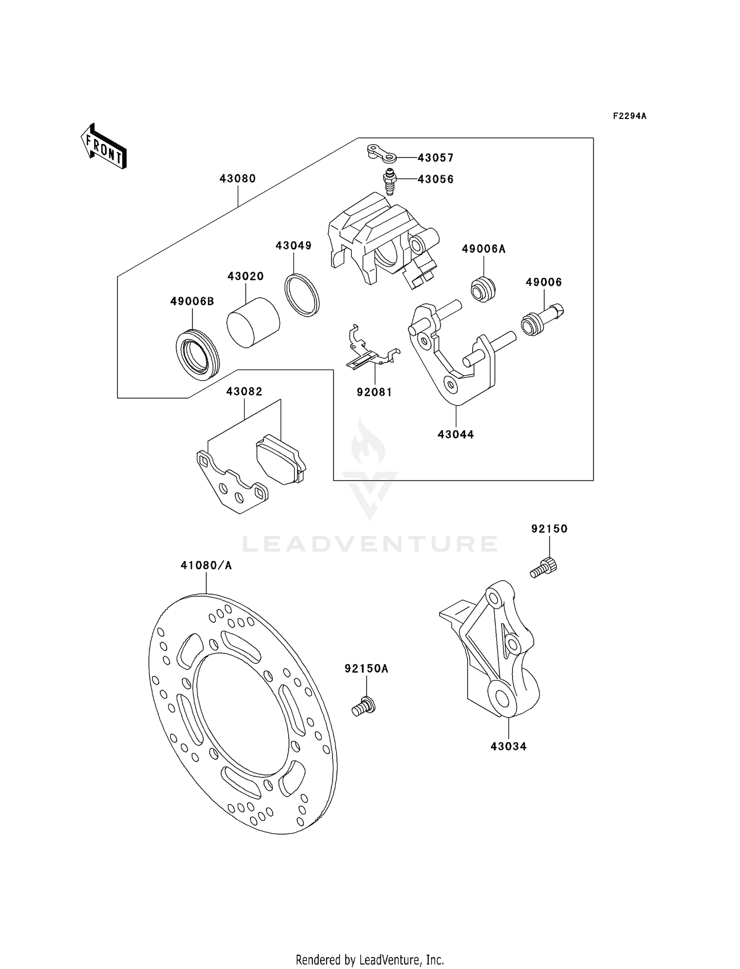 REAR BRAKE (A18/A19)