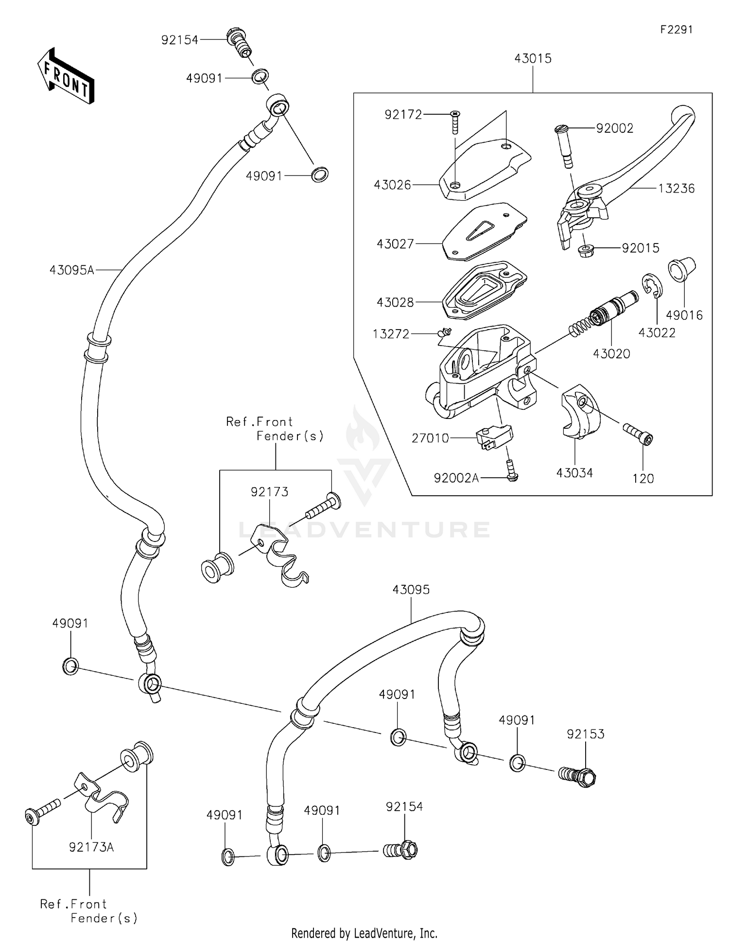 Front Master Cylinder