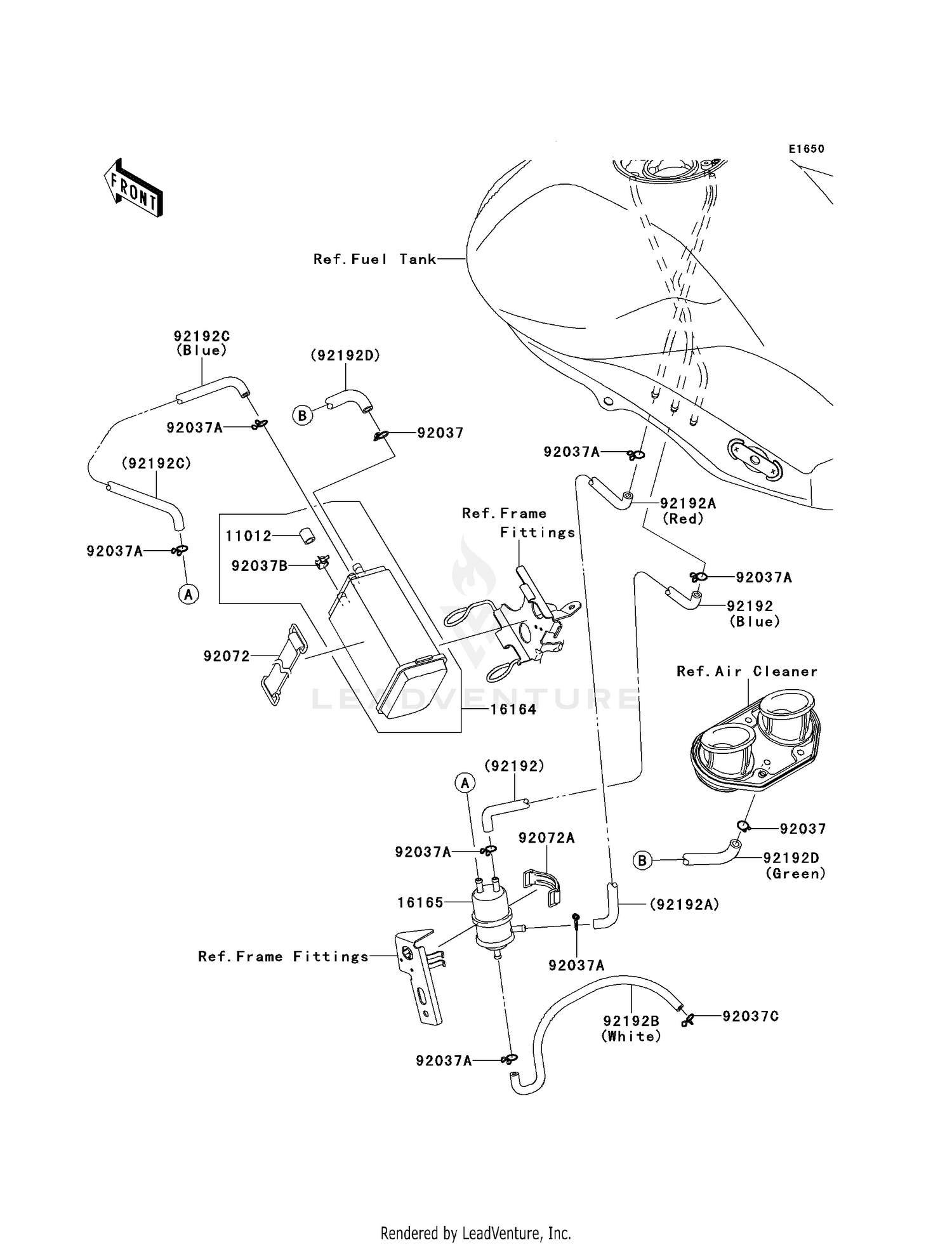 FUEL EVAPORATIVE SYSTEM (CA)