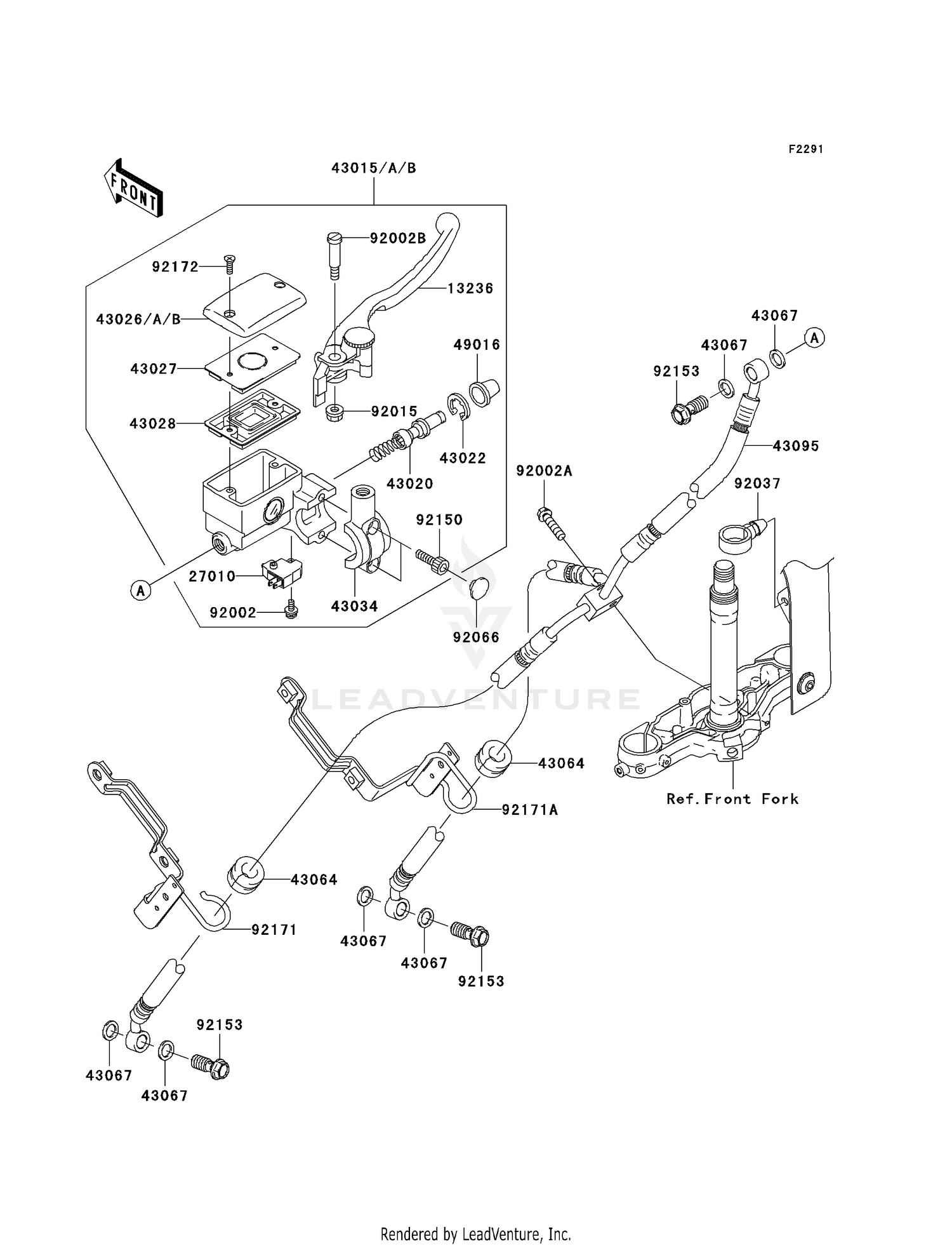 FRONT MASTER CYLINDER