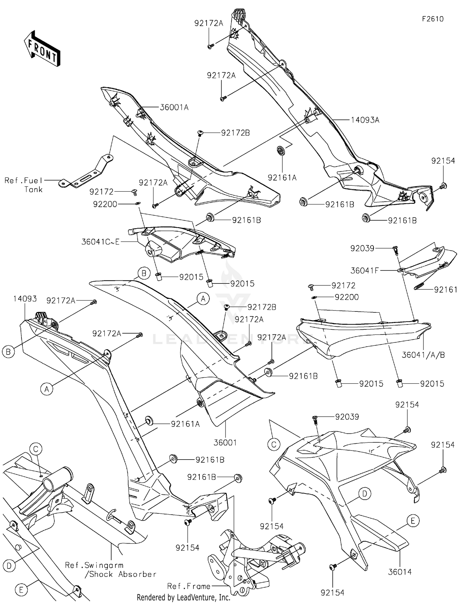 Shop OEM 2025 Kawasaki Z125 PRO Motorcycle Parts | MotoSport
