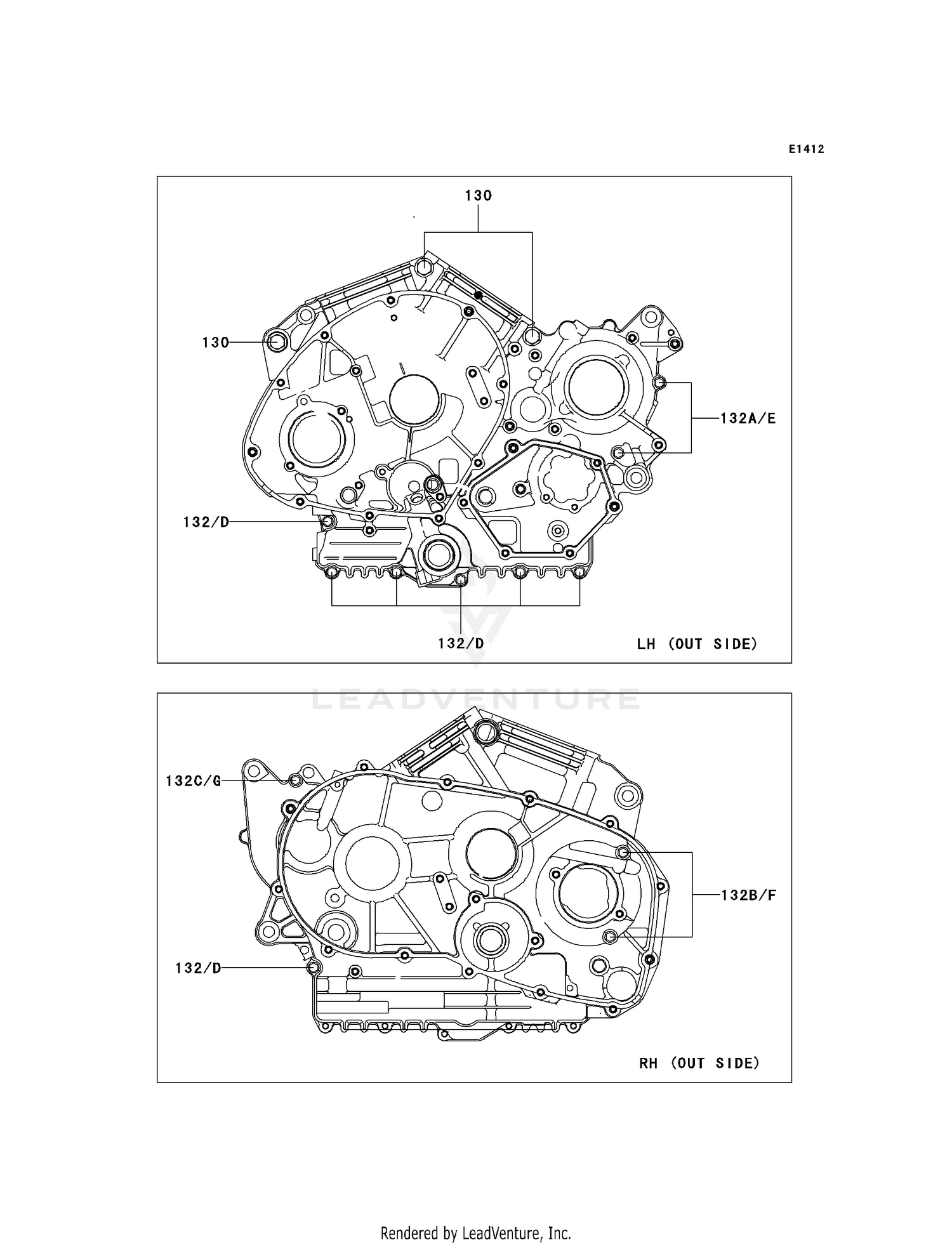 CRANKCASE BOLT PATTERN
