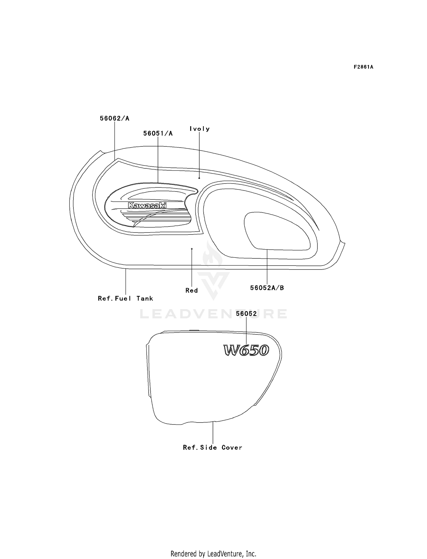 DECALS (RED/IVORY)(EJ650-A2)