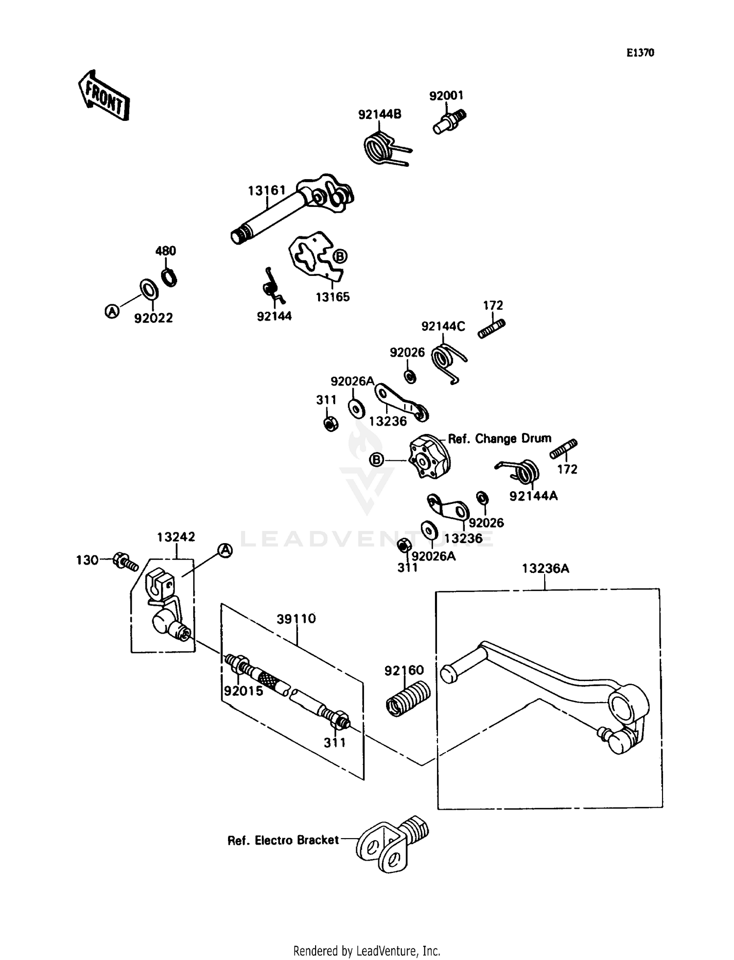 GEAR CHANGE MECHANISM
