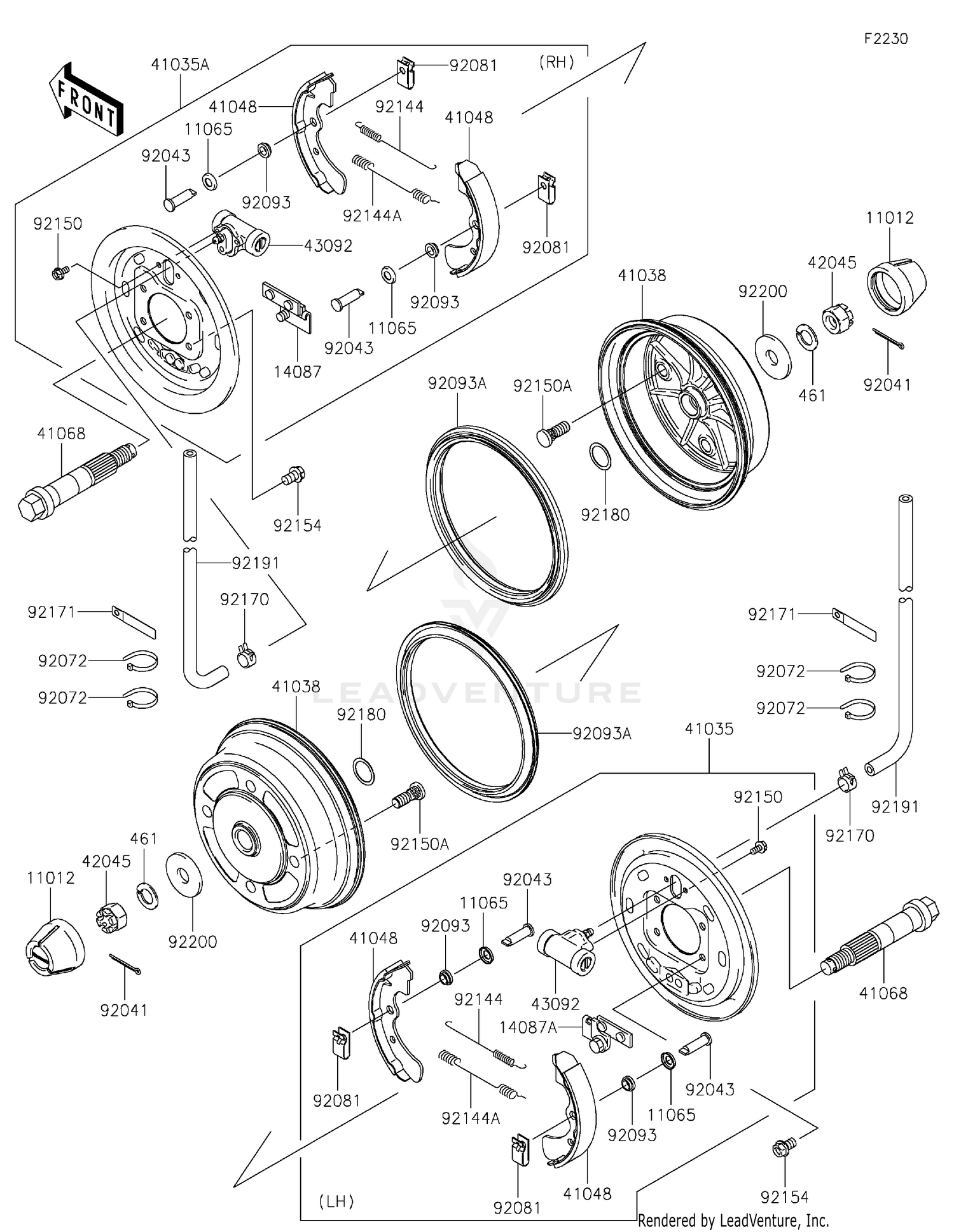 Front Hubs/Brakes