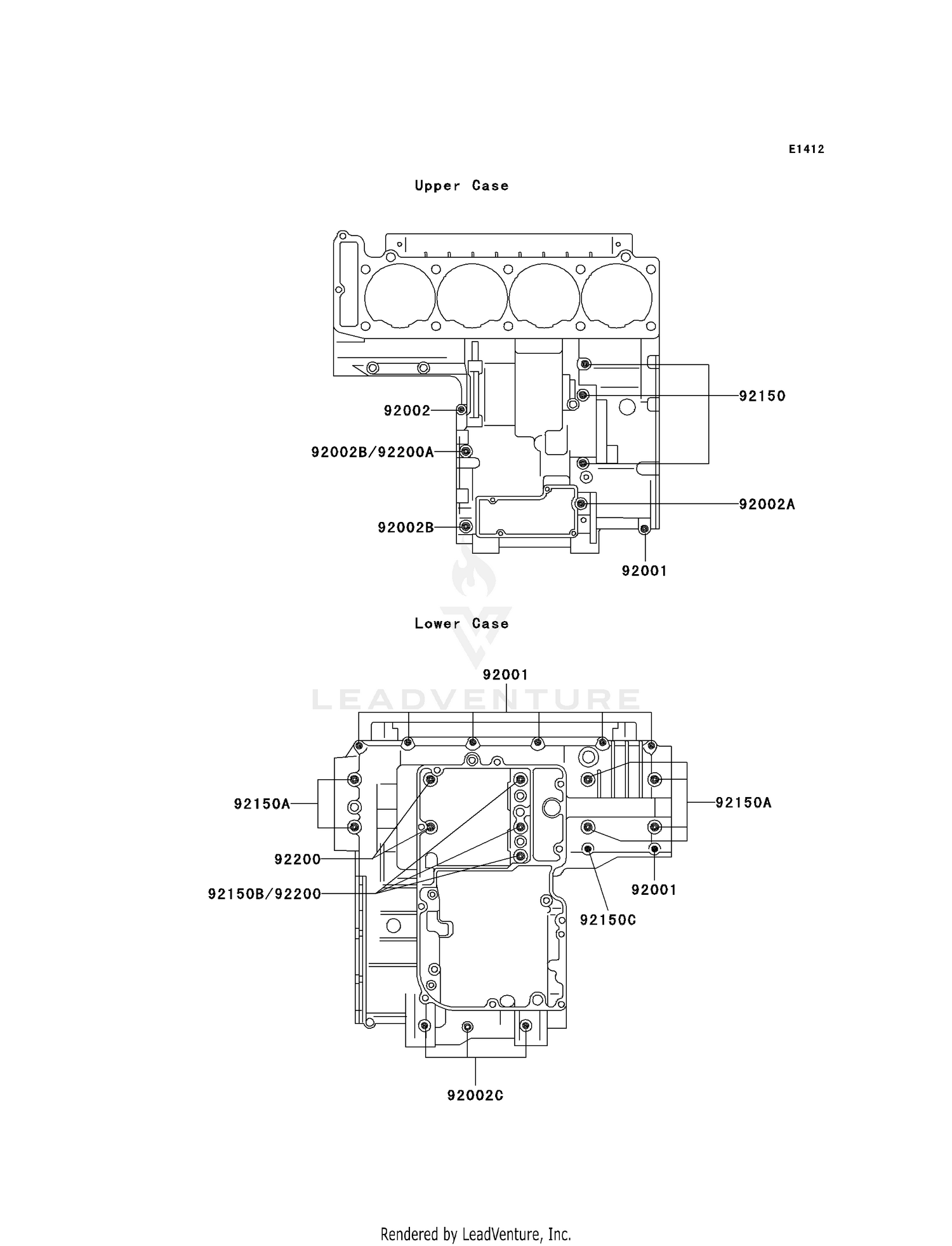 CRANKCASE BOLT PATTERN