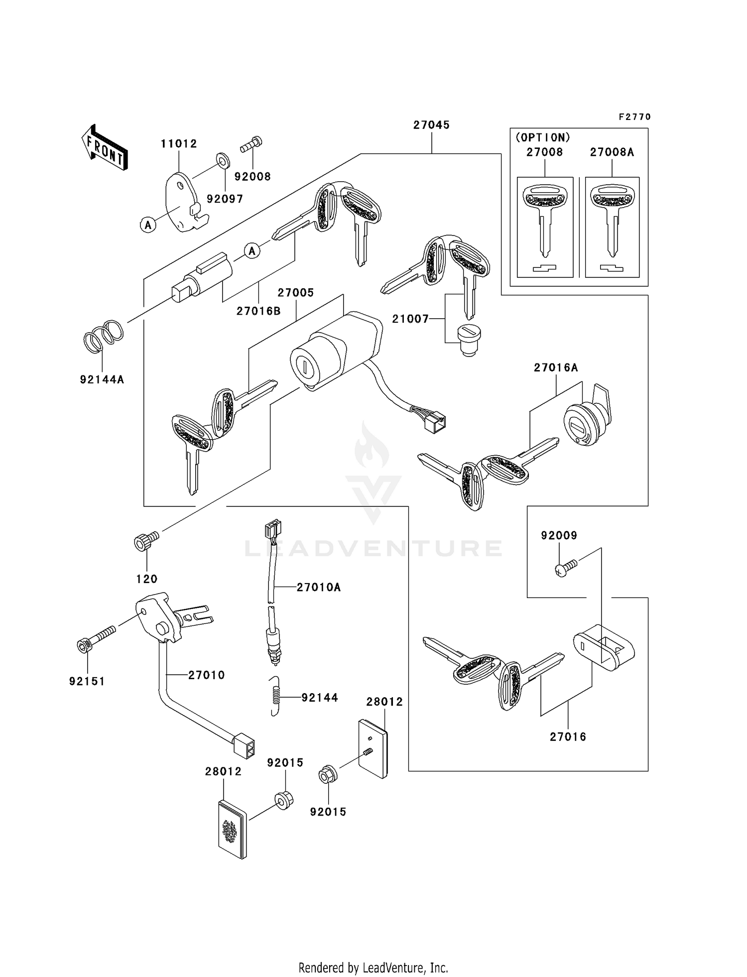 IGNITION SWITCH/LOCKS/REFLECTORS