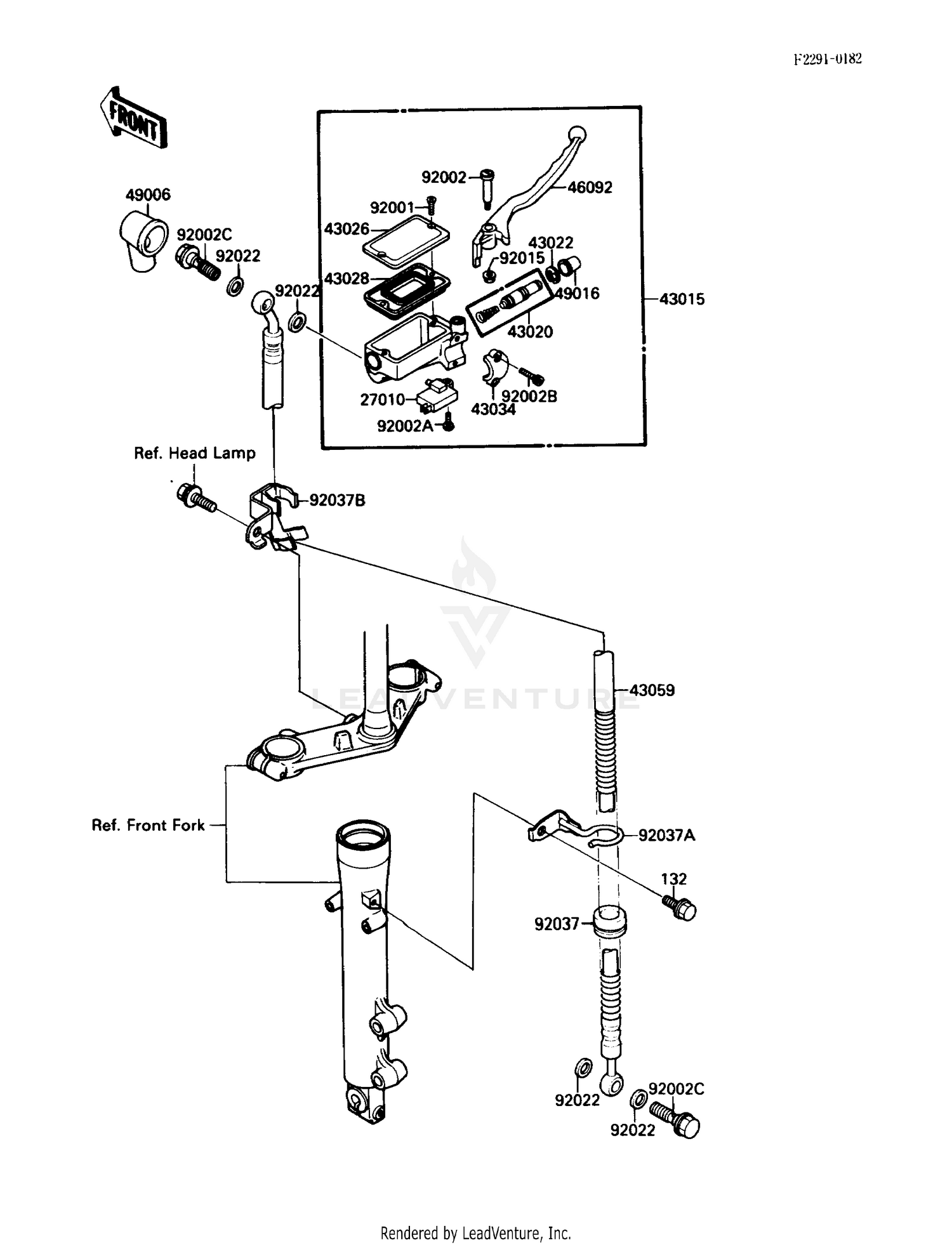 FRONT MASTER CYLINDER
