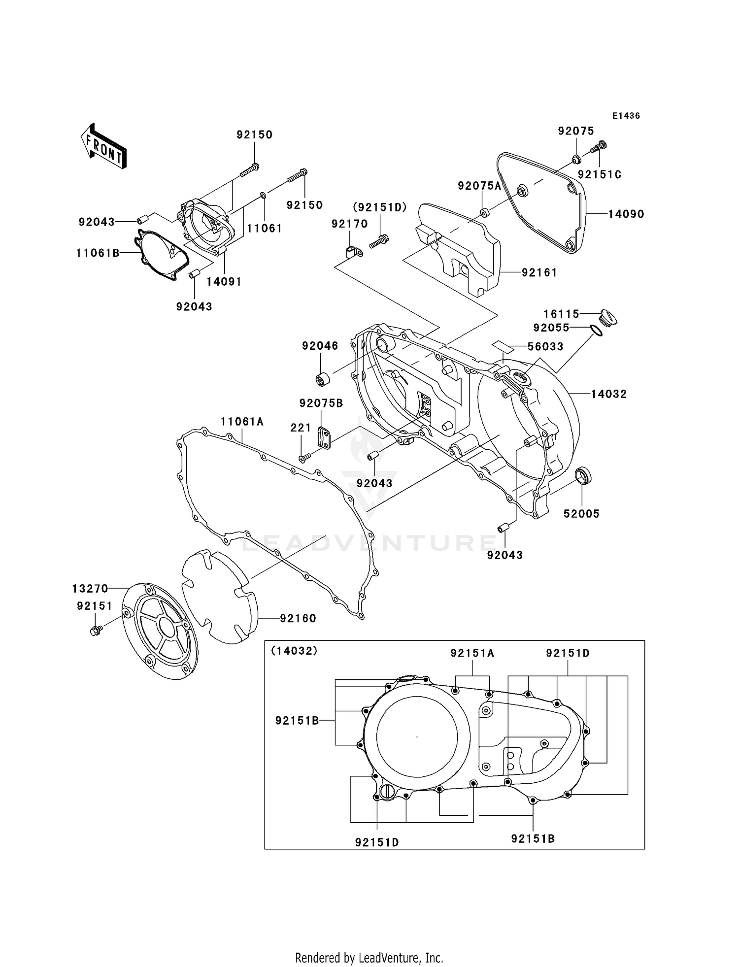 RIGHT ENGINE COVER(S)