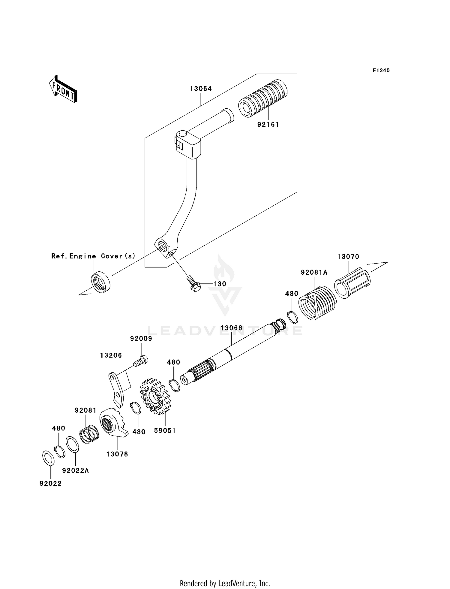 KICKSTARTER MECHANISM