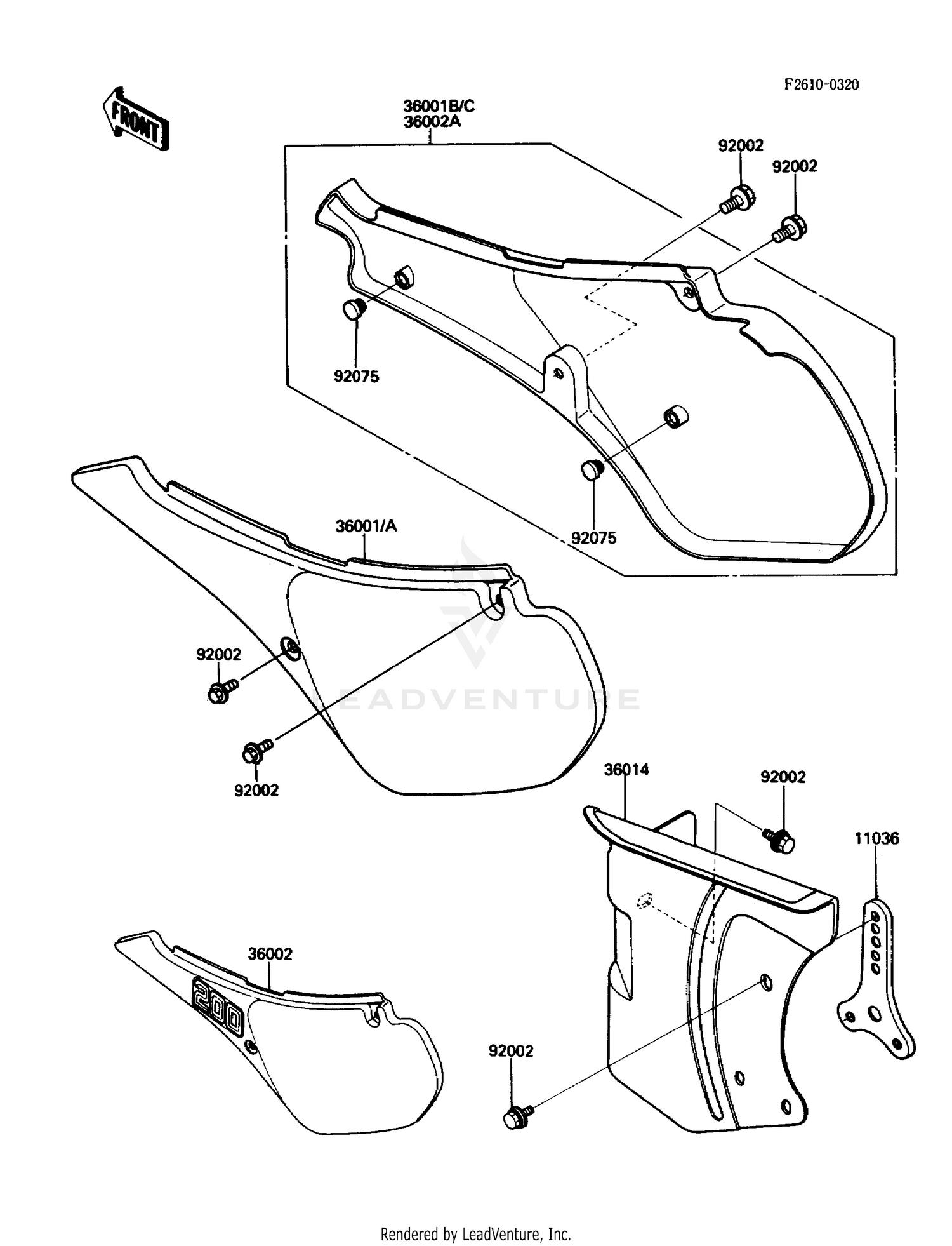 SIDE COVERS/CHAIN COVER