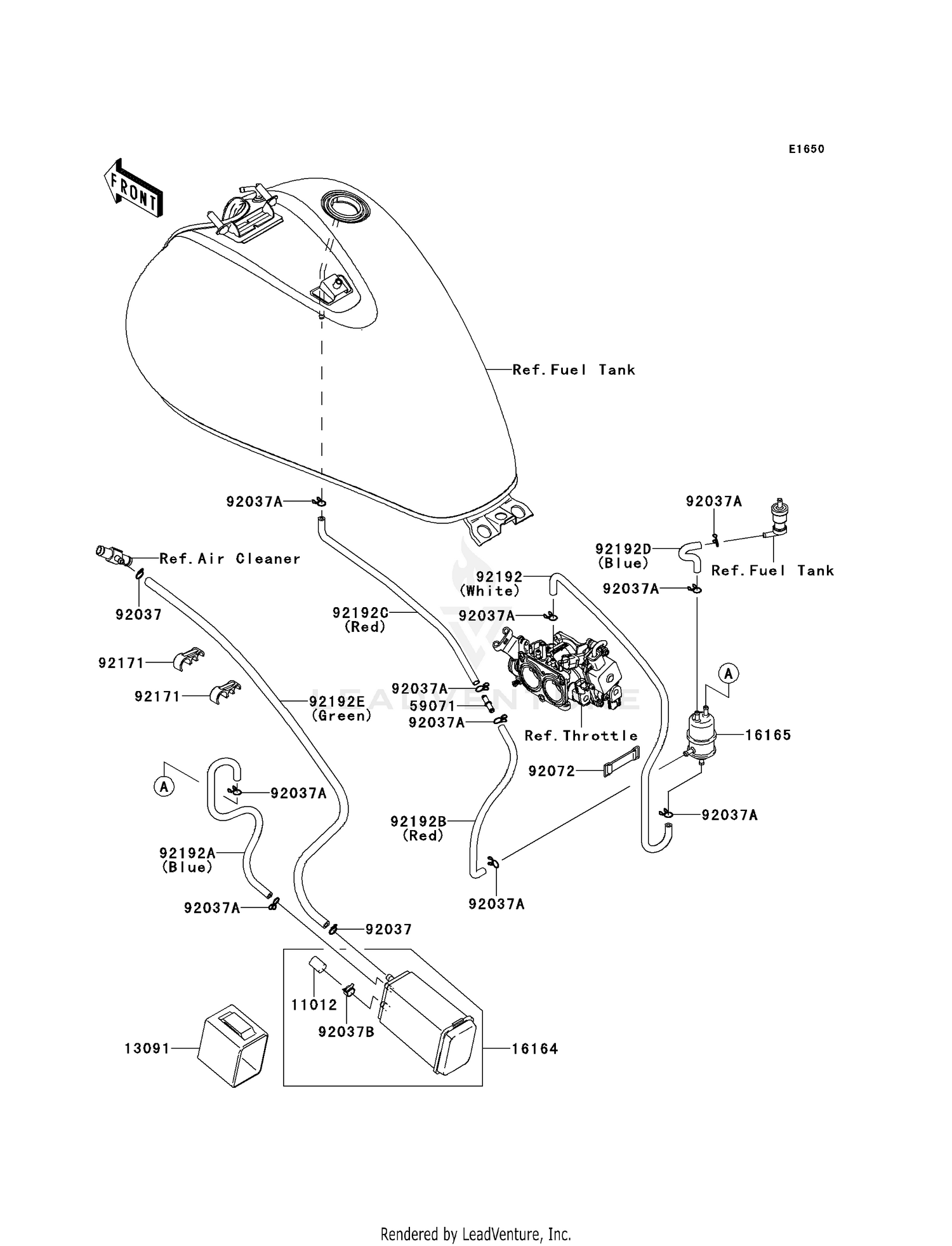 FUEL EVAPORATIVE SYSTEM (BBFA)(CA)
