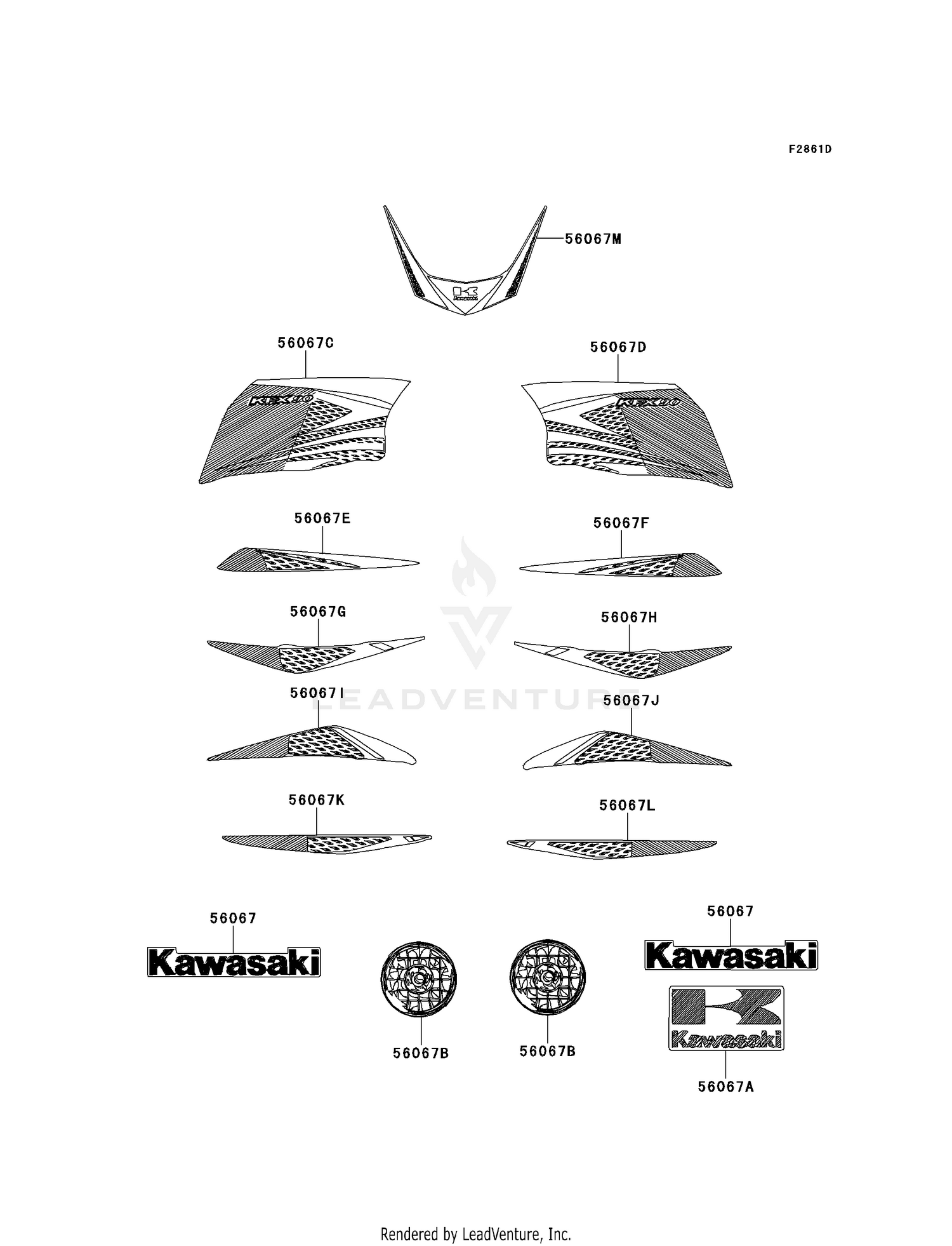 DECALS (GREEN)(A9S)(US)