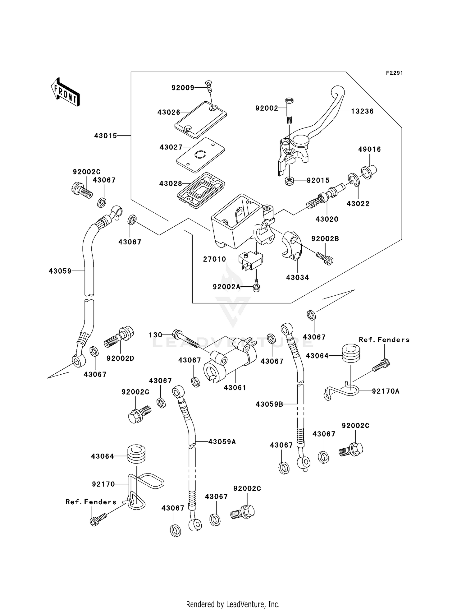 FRONT MASTER CYLINDER