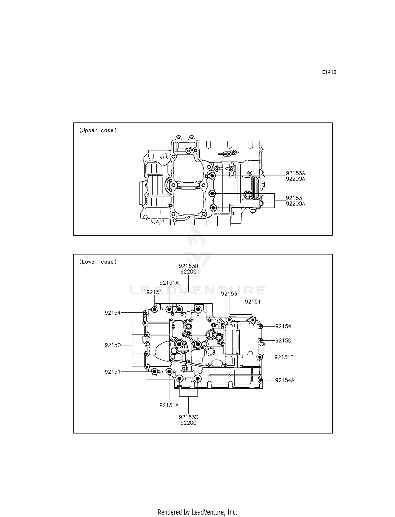 CRANKCASE BOLT PATTERN
