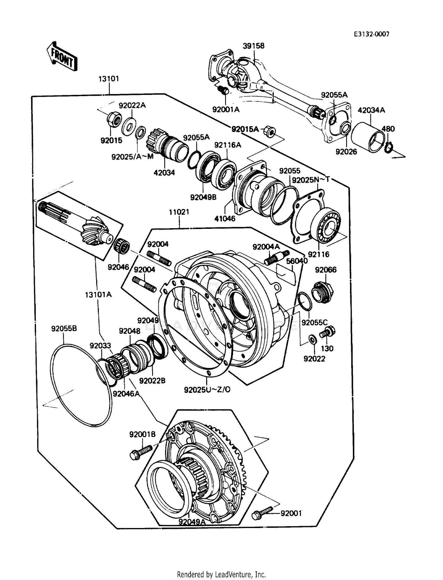 DRIVE SHAFT/FINAL GEAR