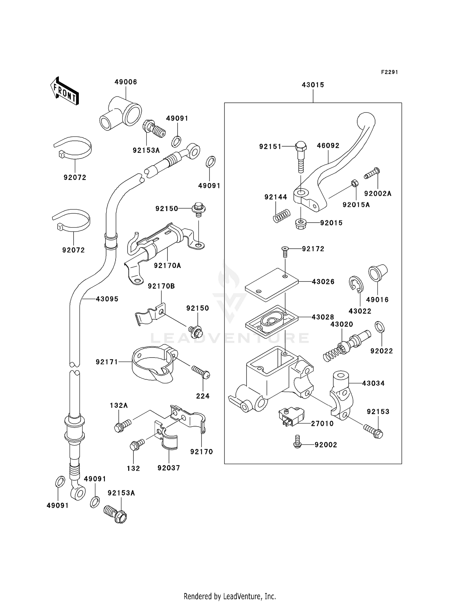 FRONT MASTER CYLINDER