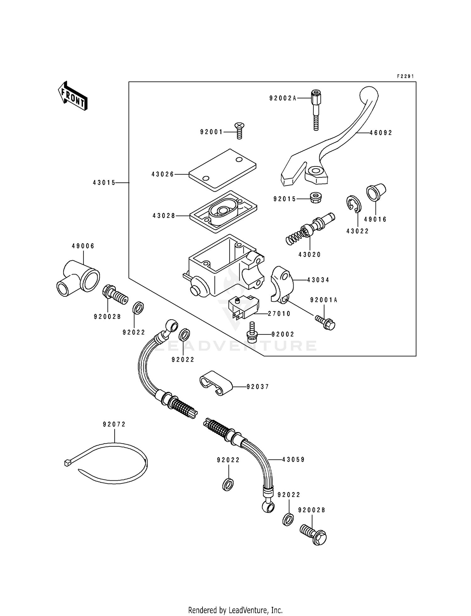 FRONT MASTER CYLINDER