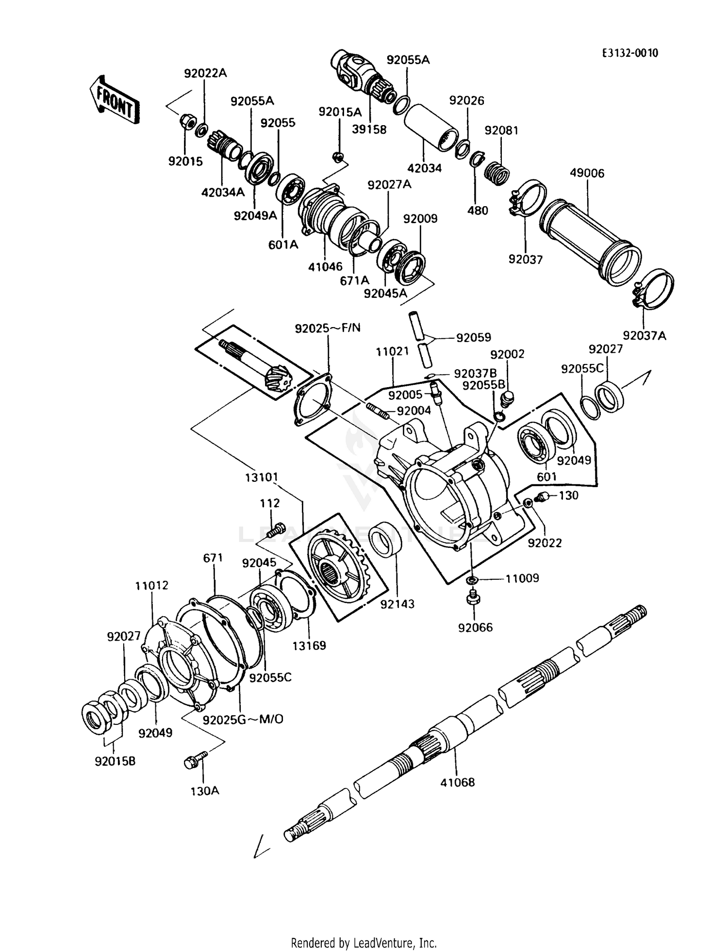 DRIVE SHAFT/FINAL GEAR