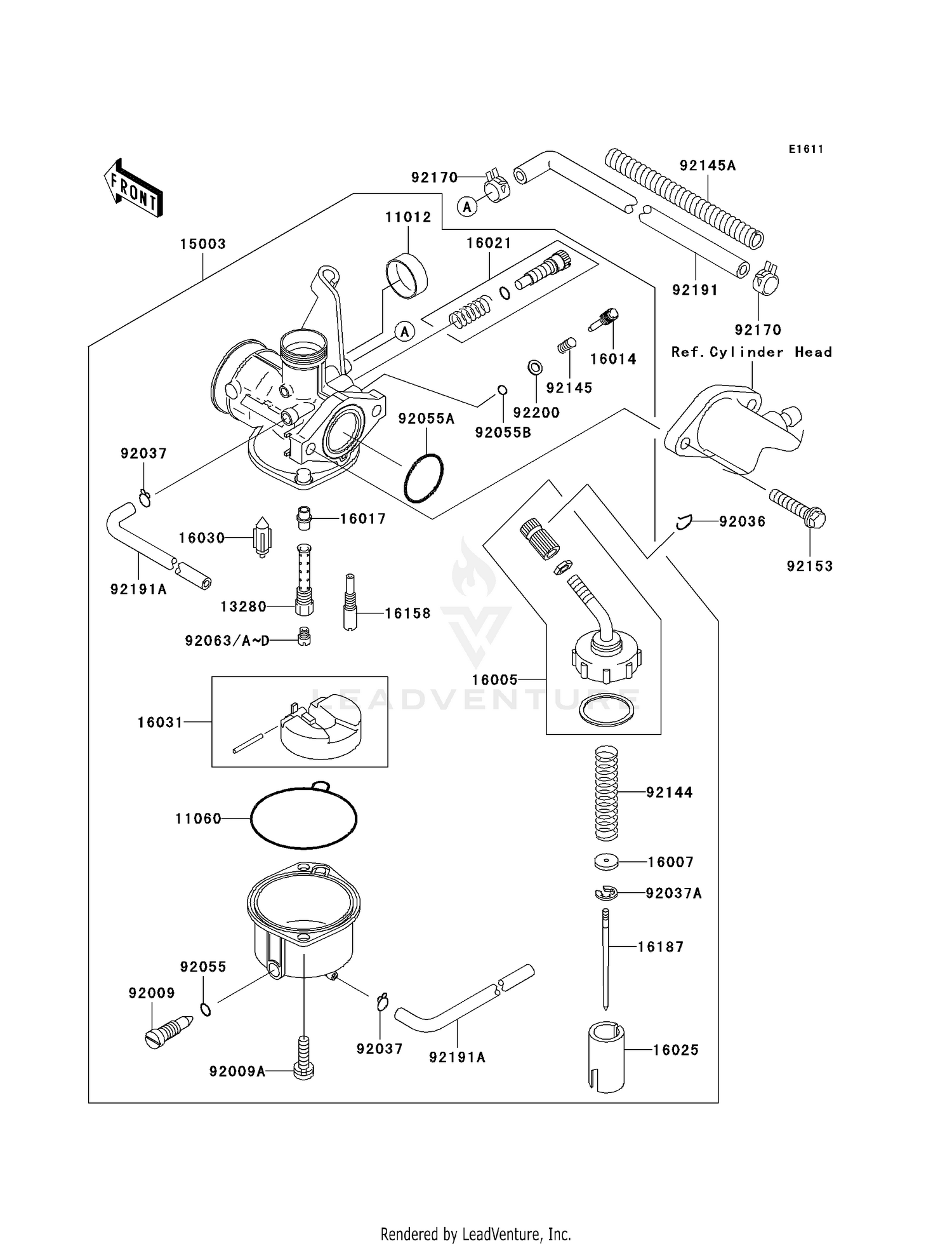 CARBURETOR (A6F/A7F)(US)