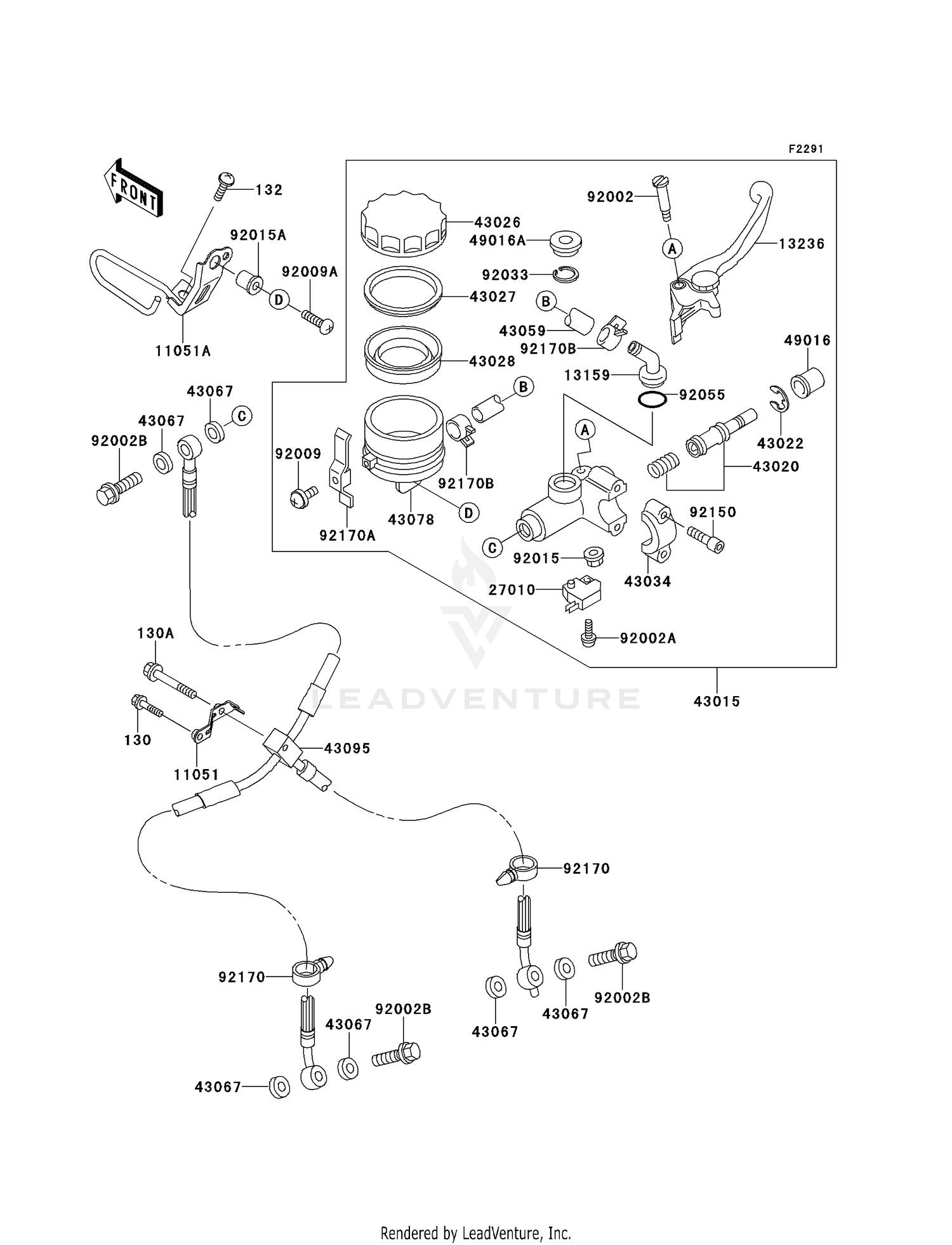 FRONT MASTER CYLINDER