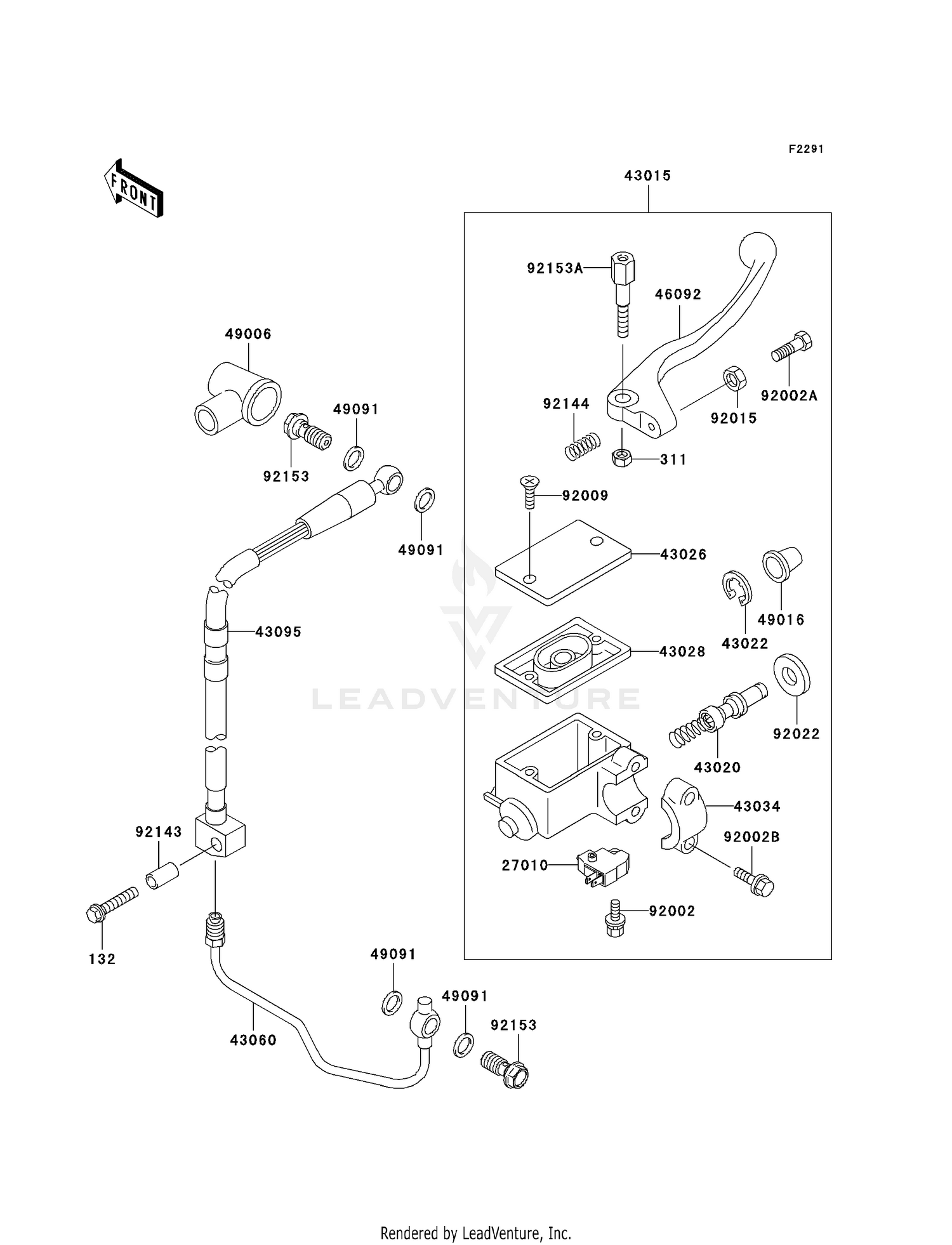 FRONT MASTER CYLINDER