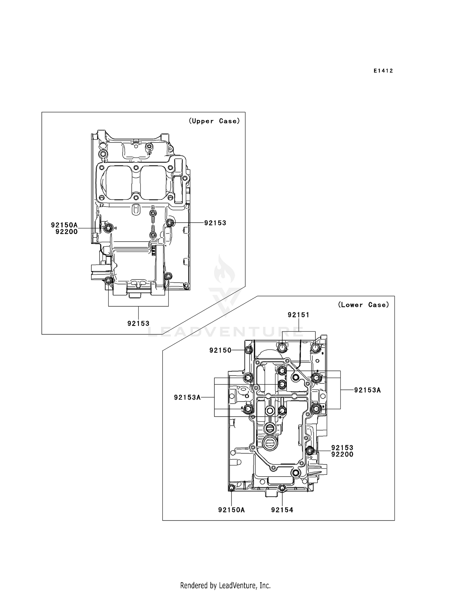 CRANKCASE BOLT PATTERN