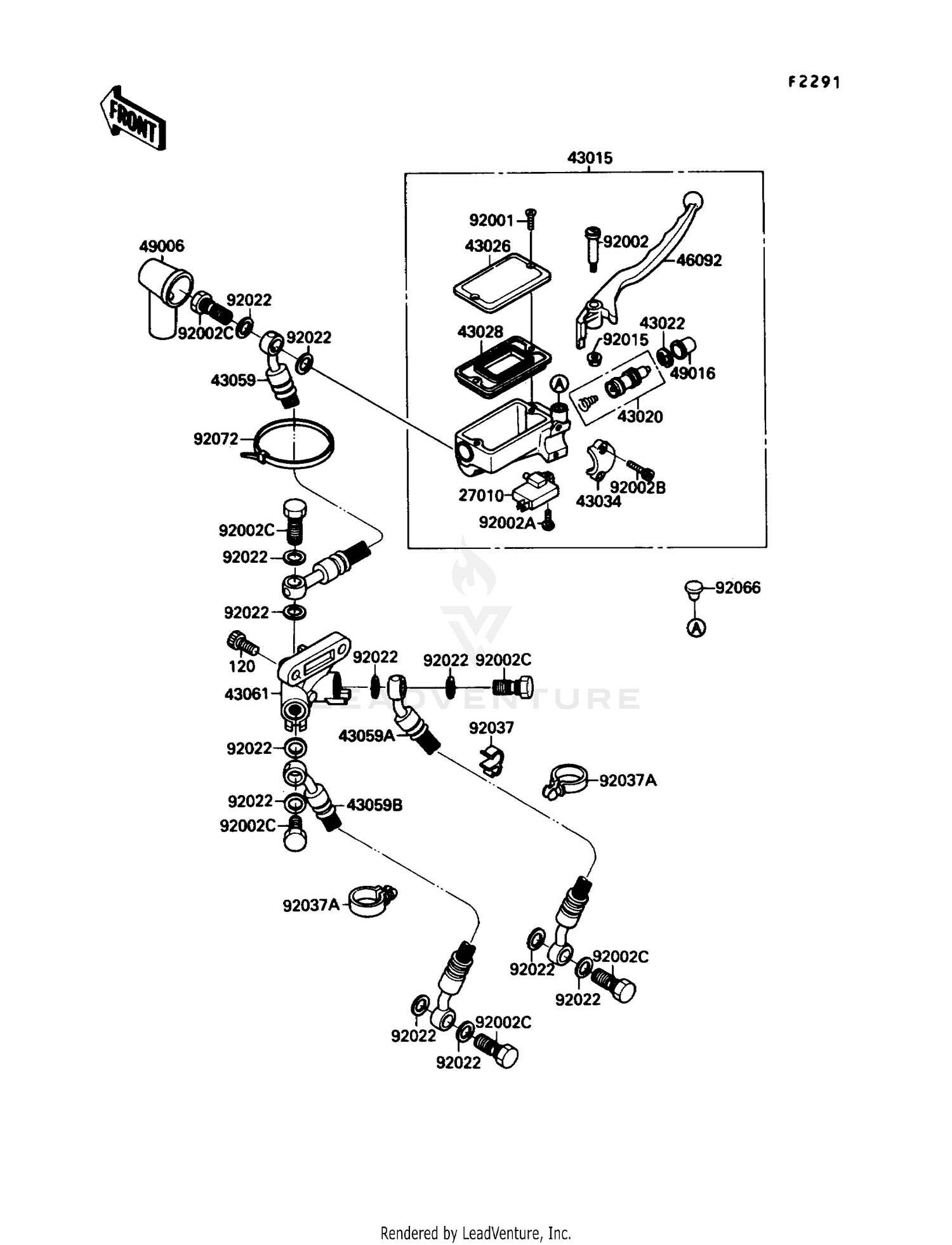FRONT MASTER CYLINDER
