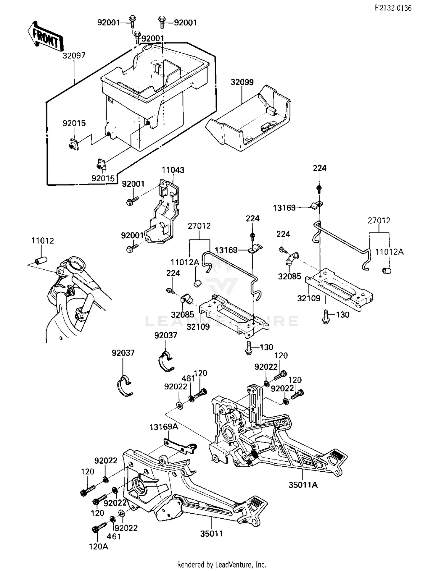 BATTERY CASE/ELECTRO BRACKET