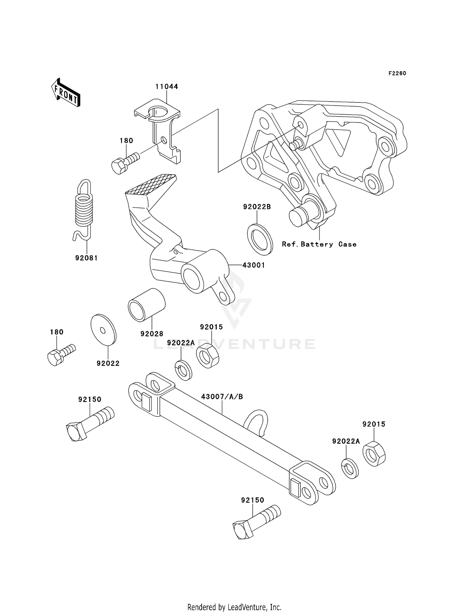 BRAKE PEDAL/TORQUE LINK